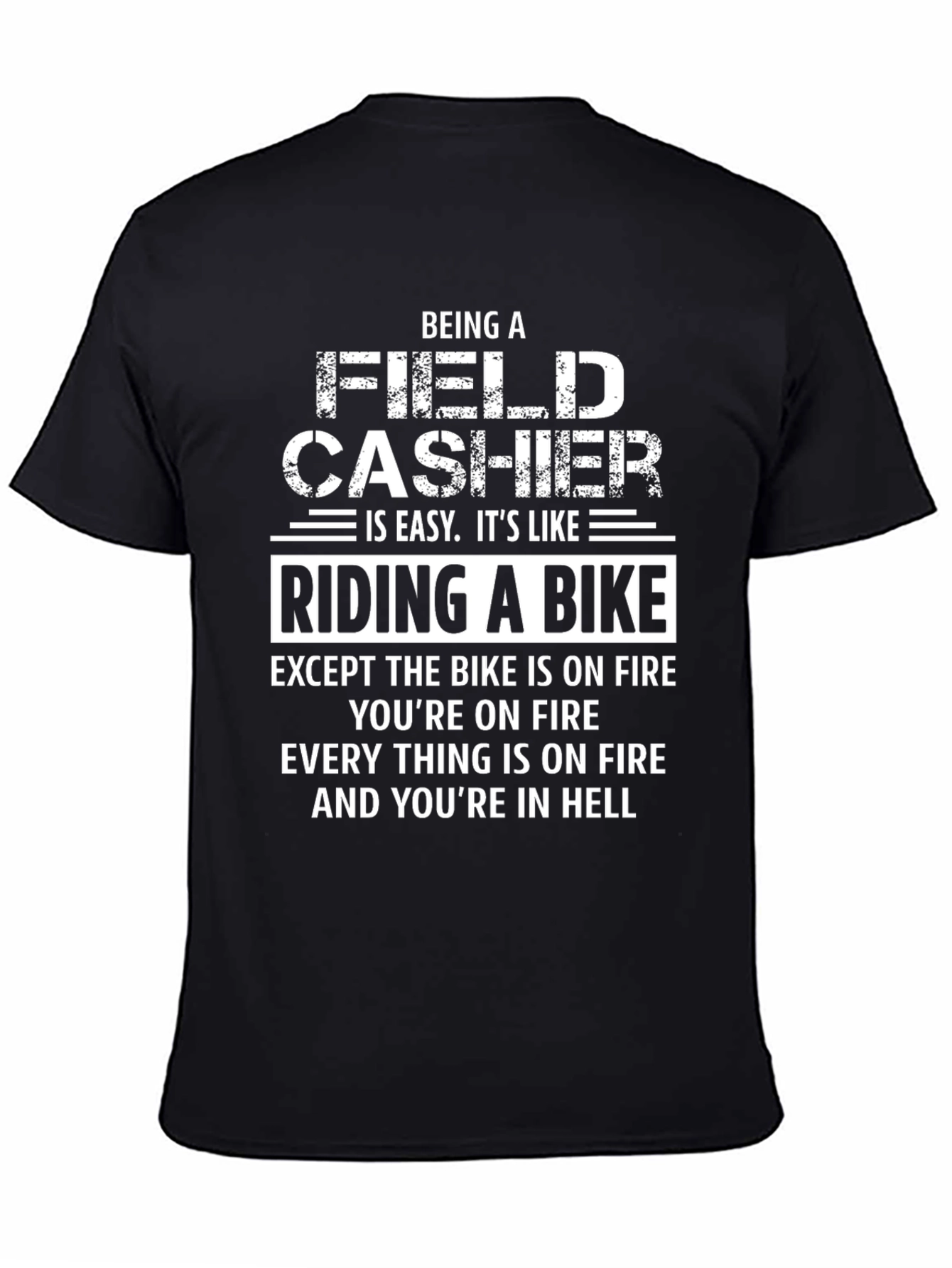 Field Cashier On Fire T-Shirt
