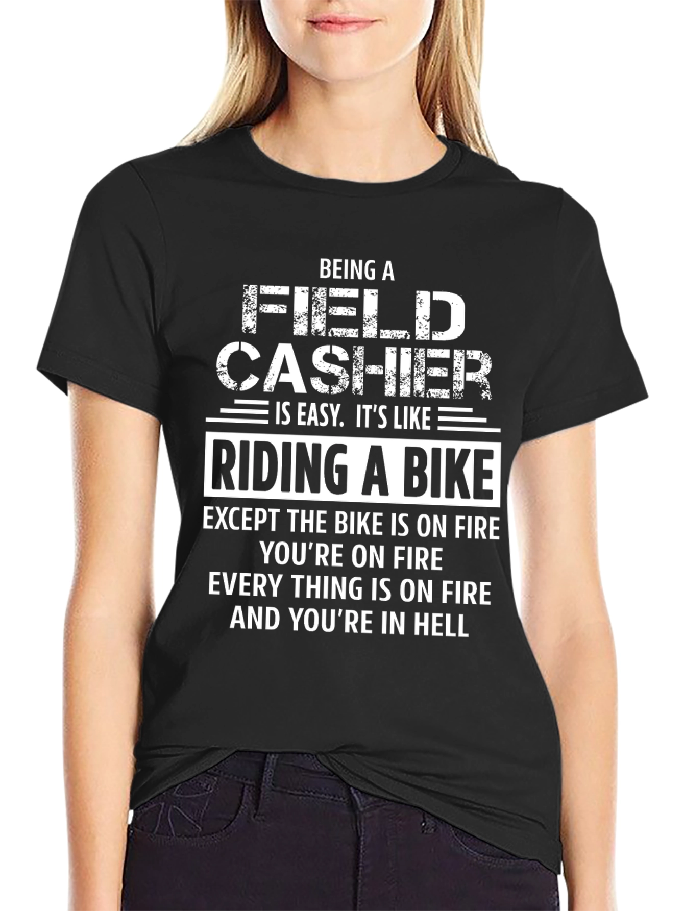 Field Cashier On Fire T-Shirt