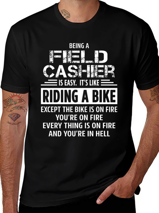 Field Cashier On Fire T-Shirt