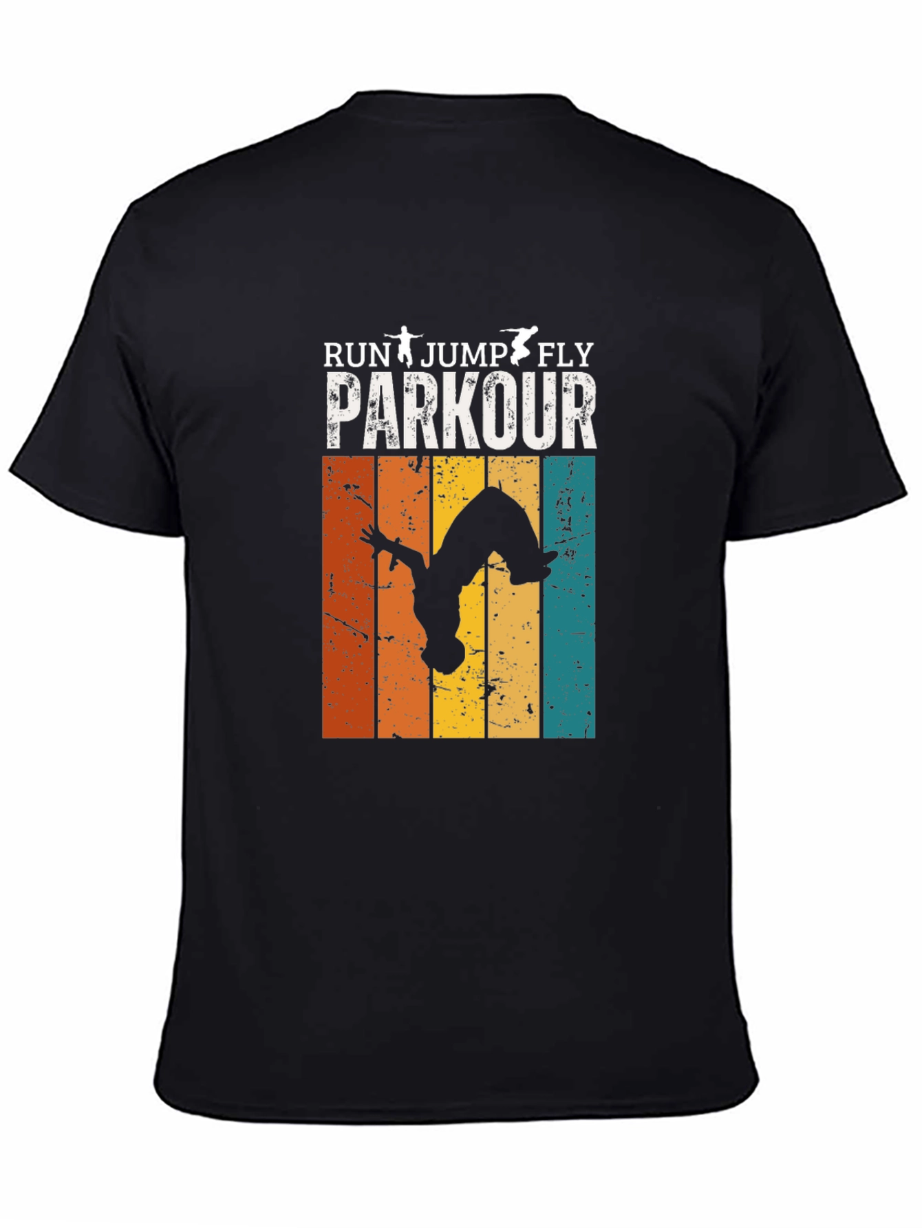 Parkour Run Jump Fly Graphic T-Shirt