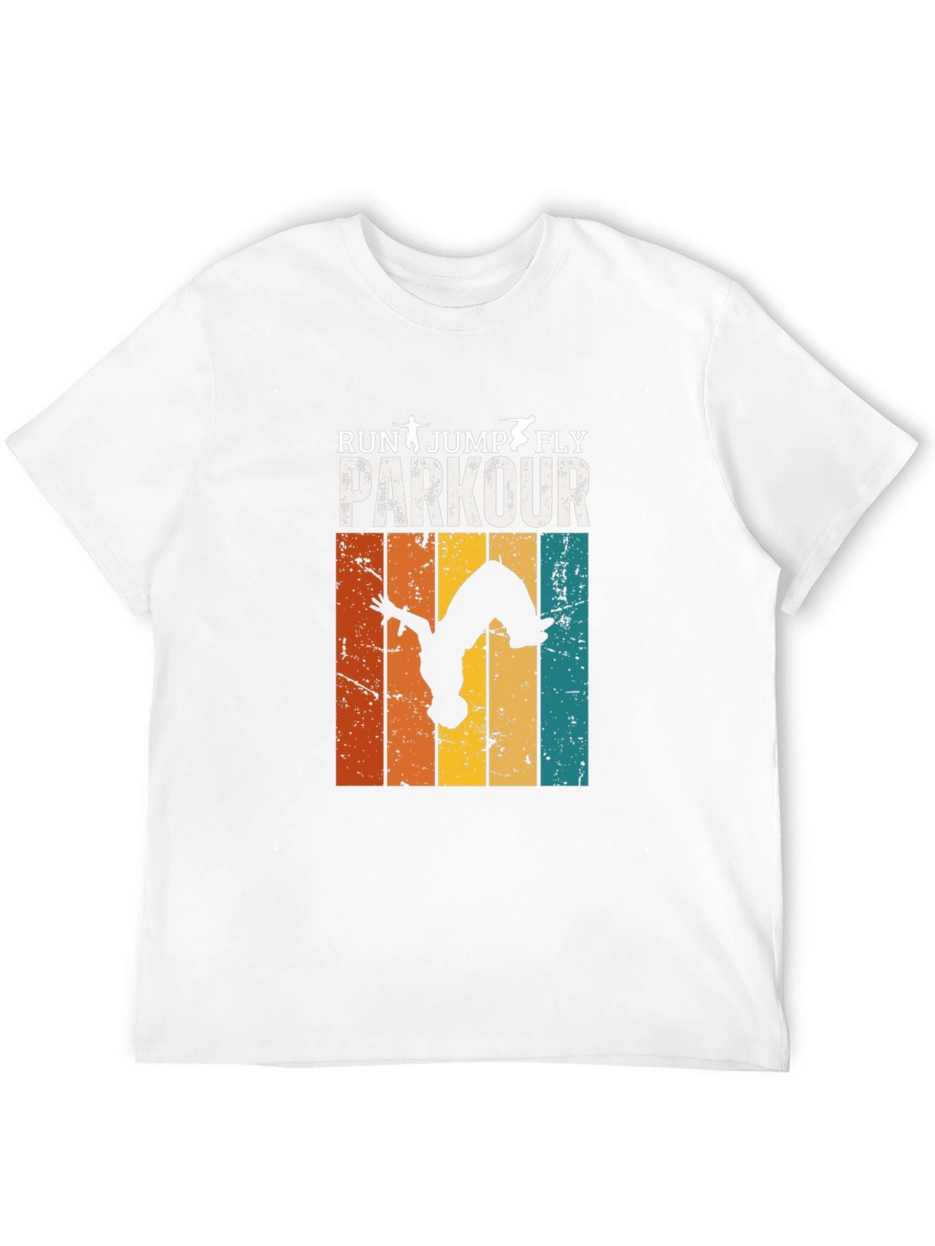 Parkour Run Jump Fly Graphic T-Shirt