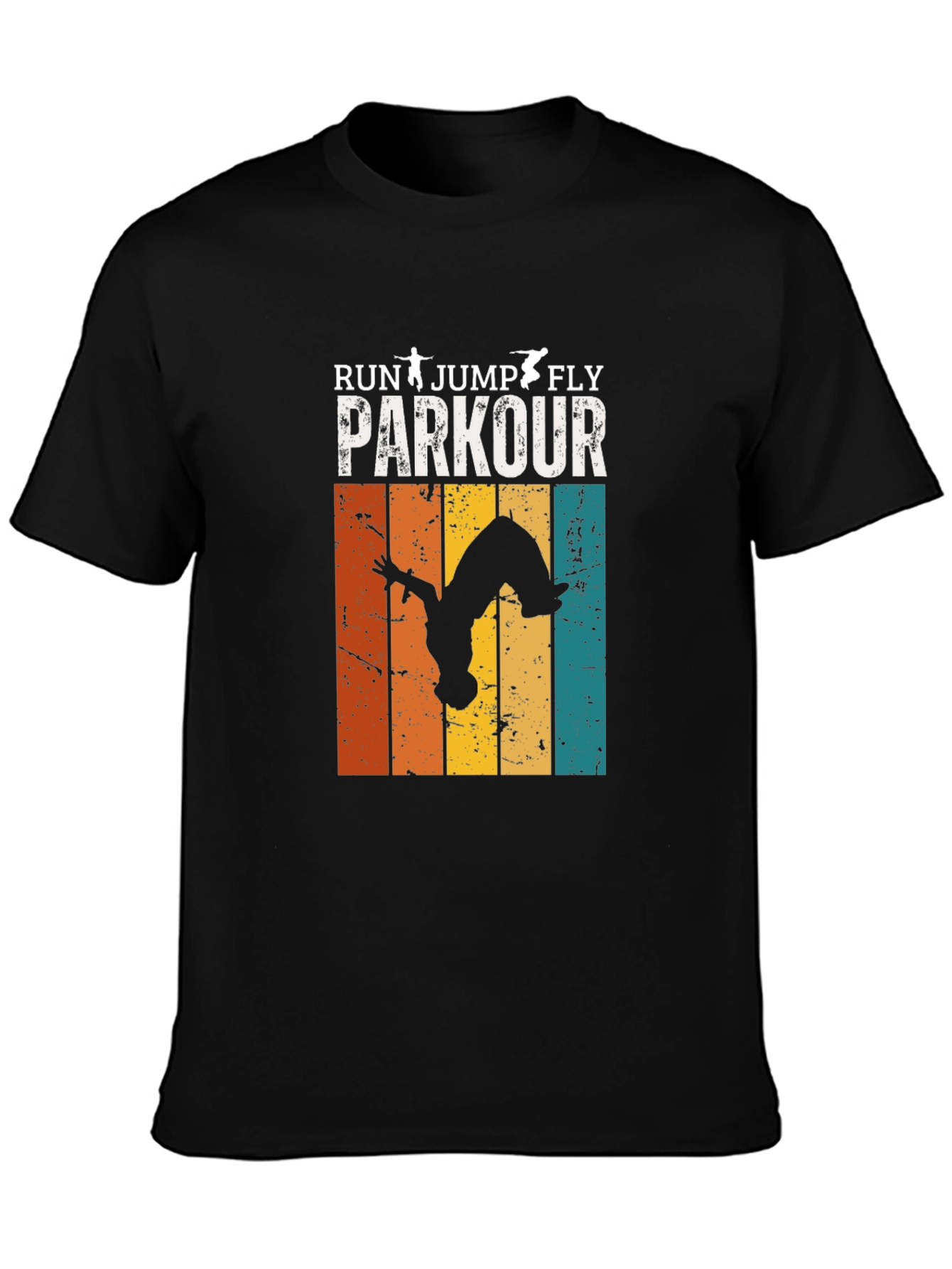 Parkour Run Jump Fly Graphic T-Shirt