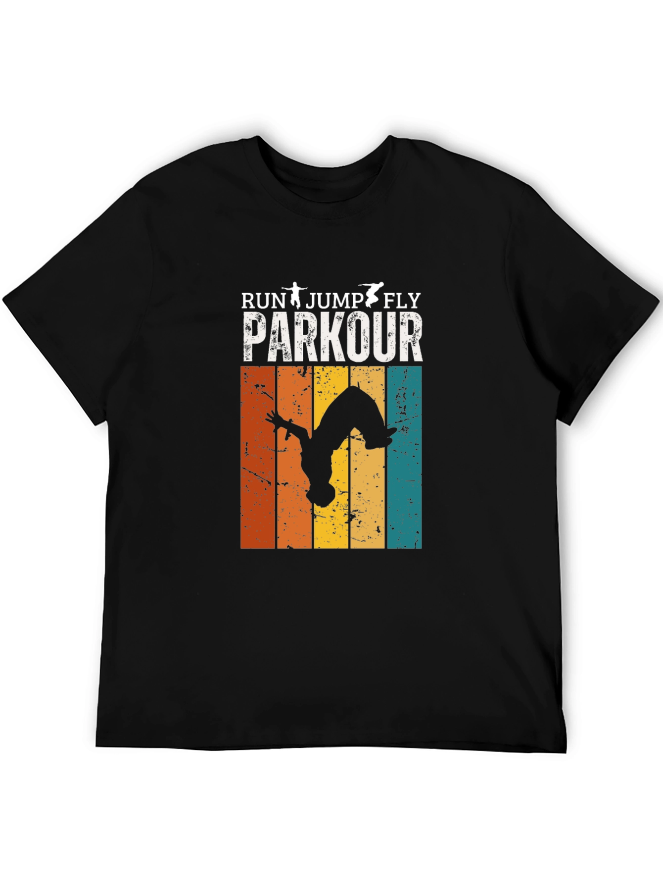 Parkour Run Jump Fly Graphic T-Shirt