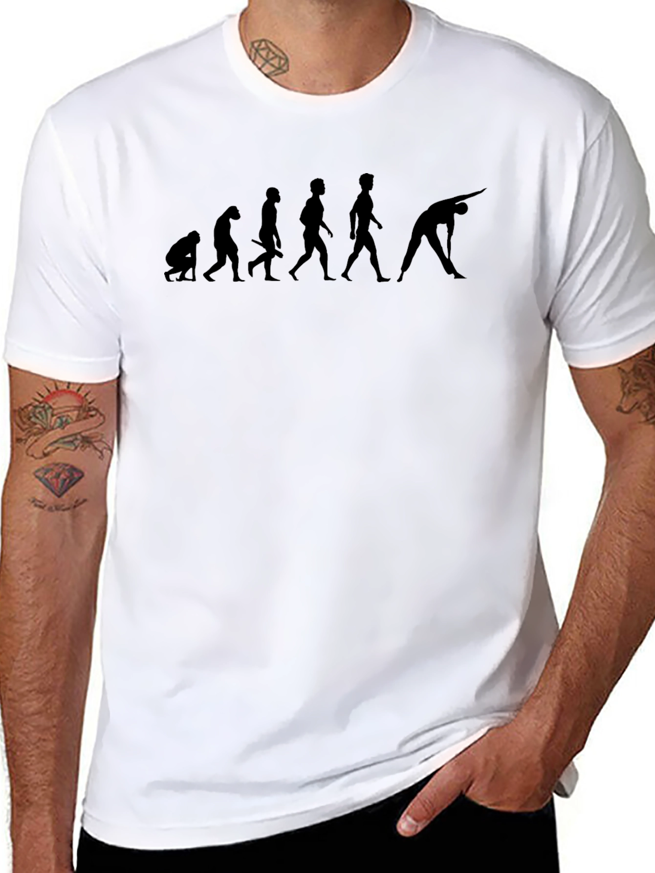 Evolution Yoga T-Shirt - Black