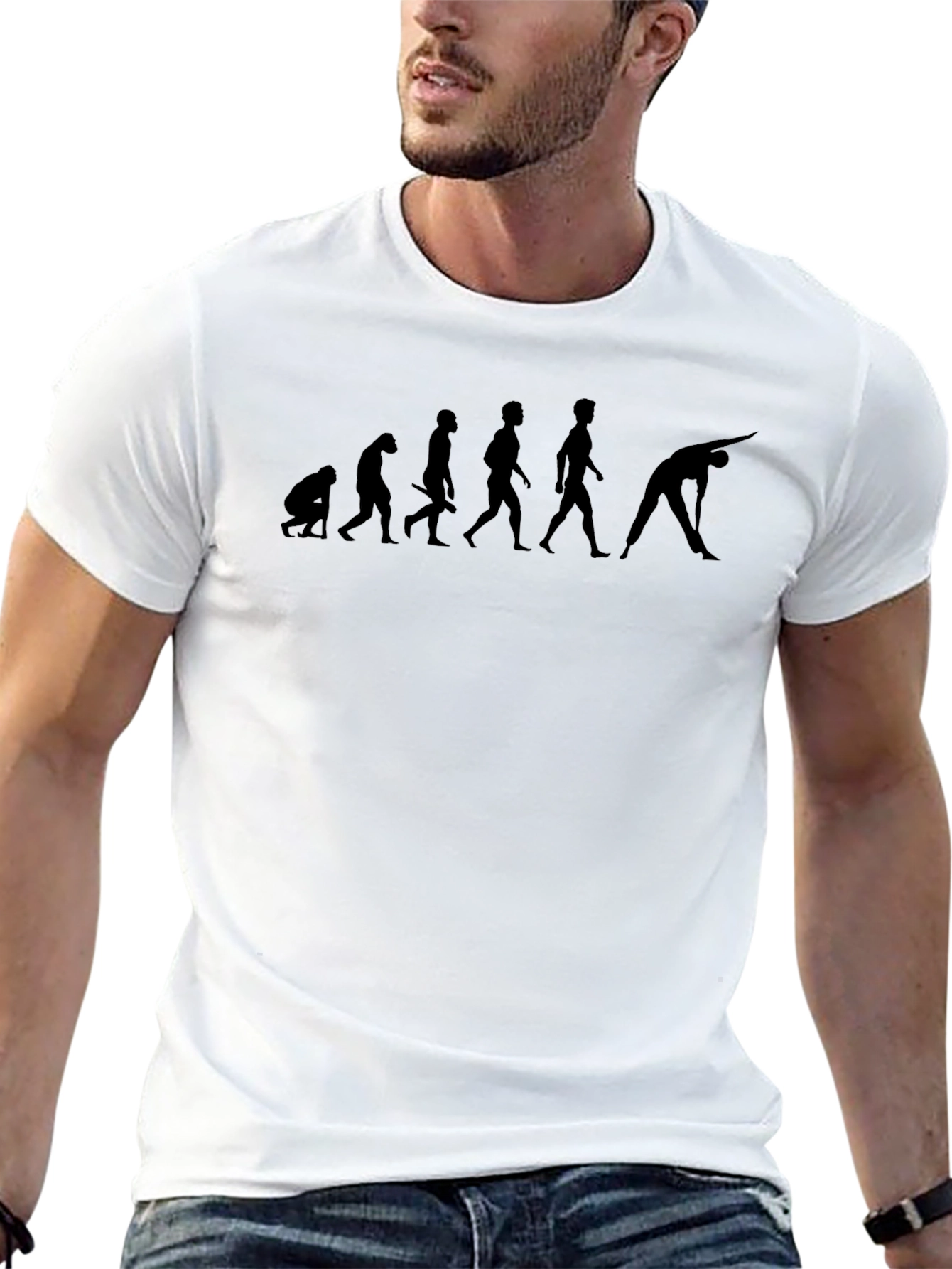 Evolution Yoga T-Shirt - Black
