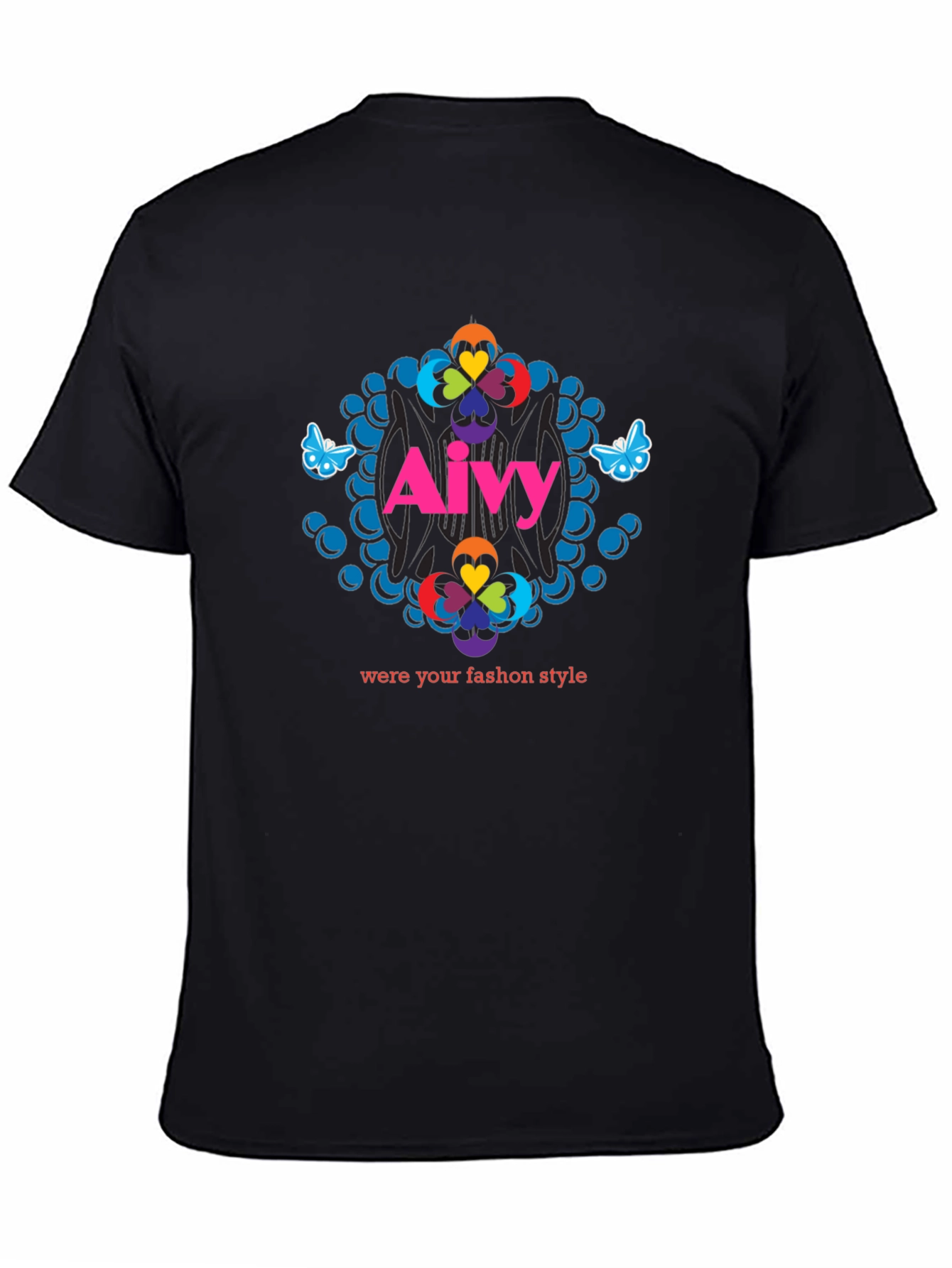 Aivvy Fashion Style Black T-Shirt