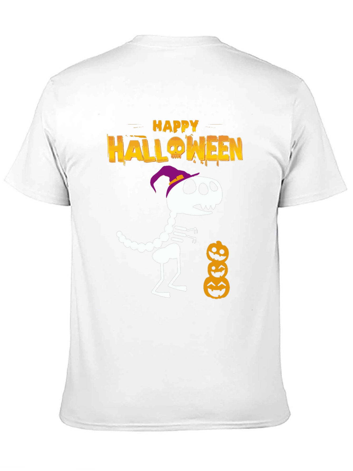 Halloween Dino Skeleton T-Shirt