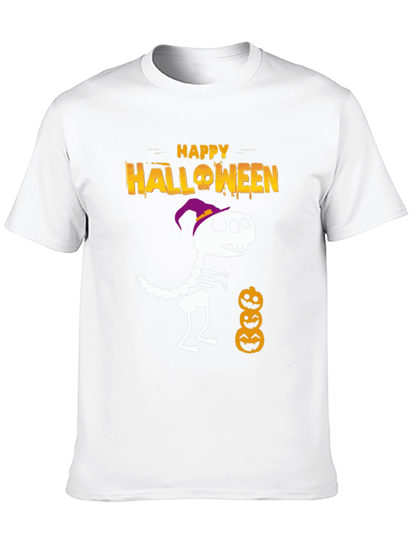 Halloween Dino Skeleton T-Shirt