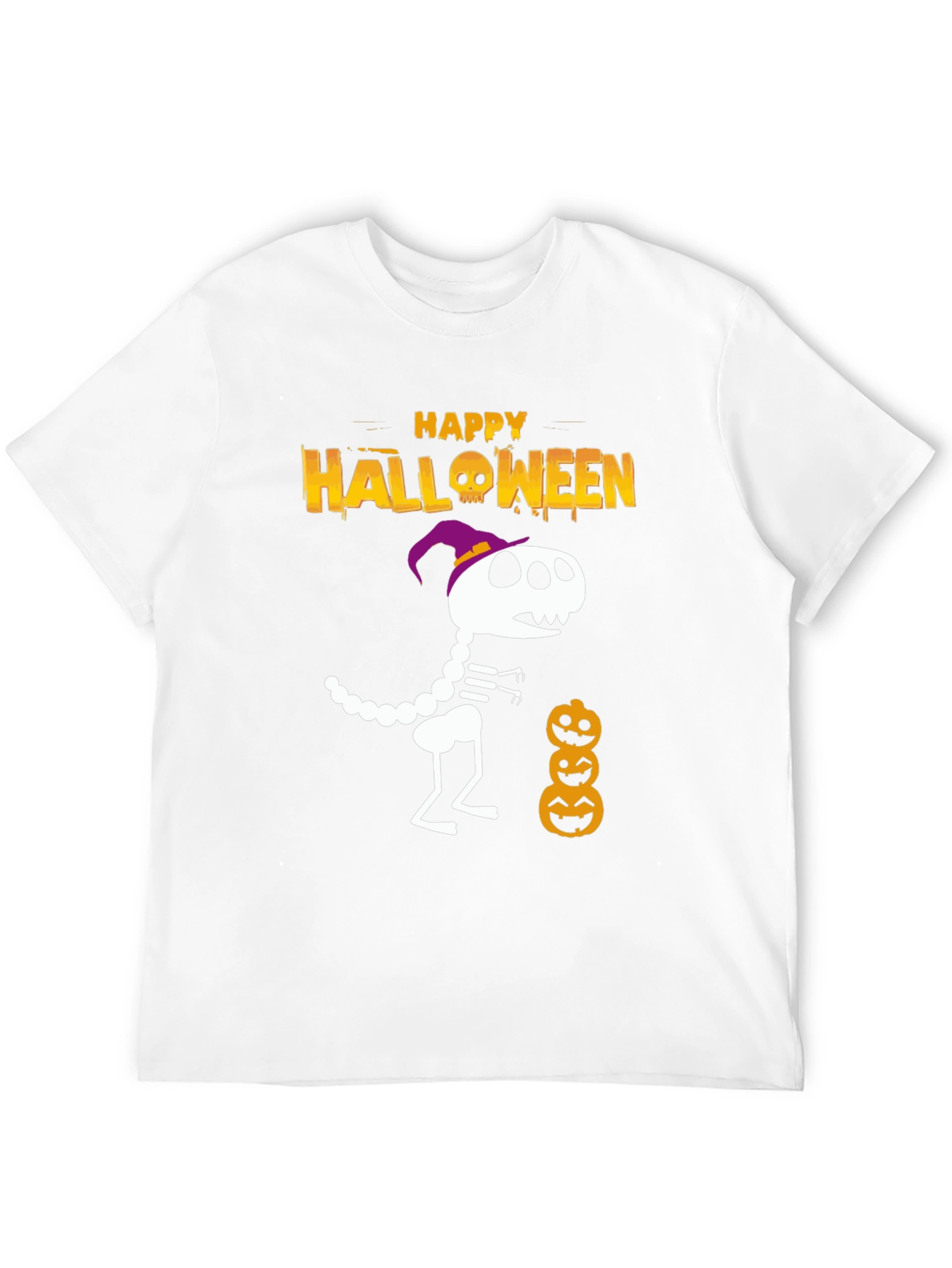 Halloween Dino Skeleton T-Shirt