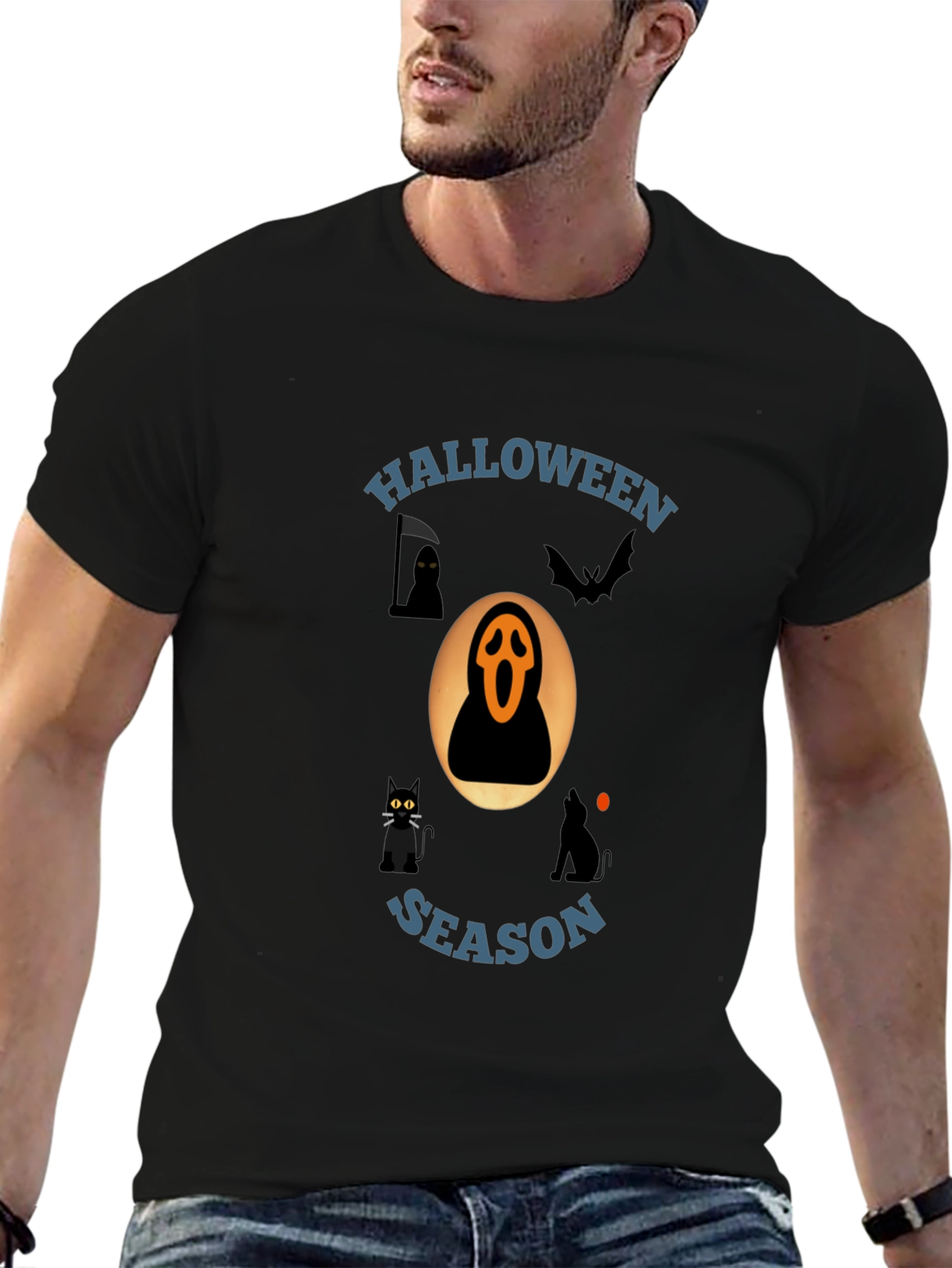 Halloween Season Graphic Print Tee