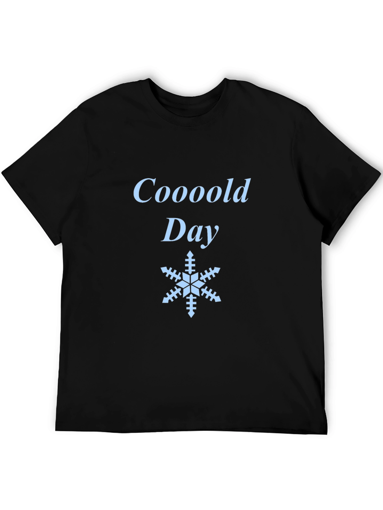 Coooold Day Black T-Shirt
