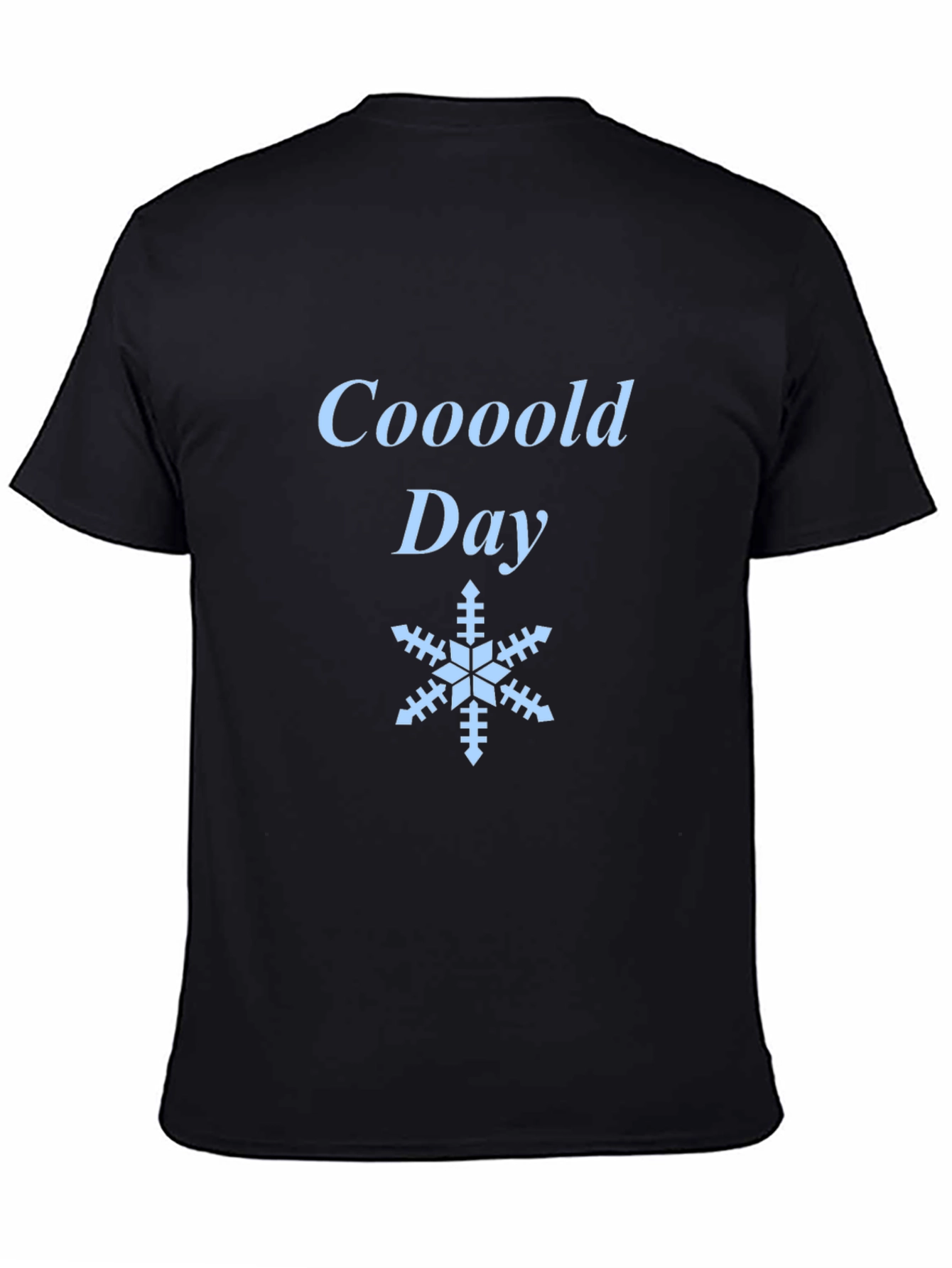 Coooold Day Black T-Shirt