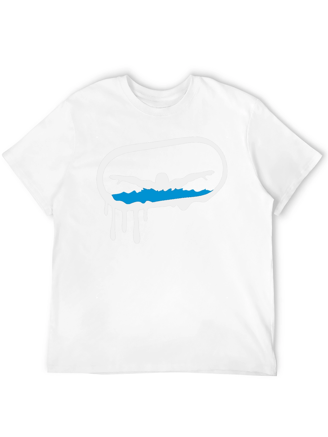 Swimmer Graphic Tee - Black