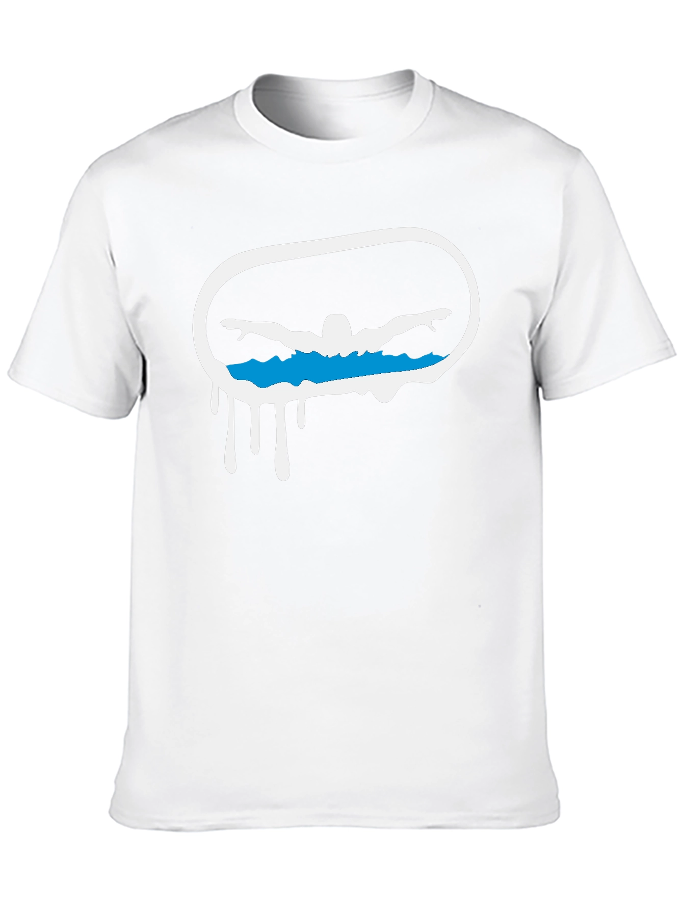 Swimmer Graphic Tee - Black