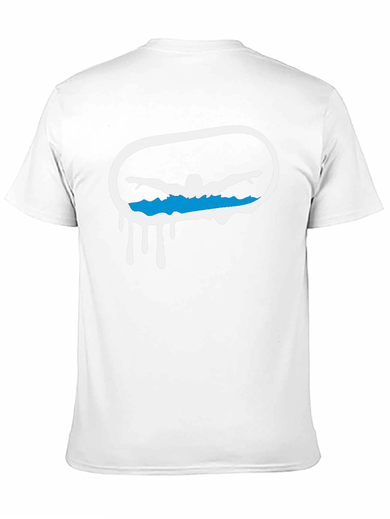 Swimmer Graphic Tee - Black