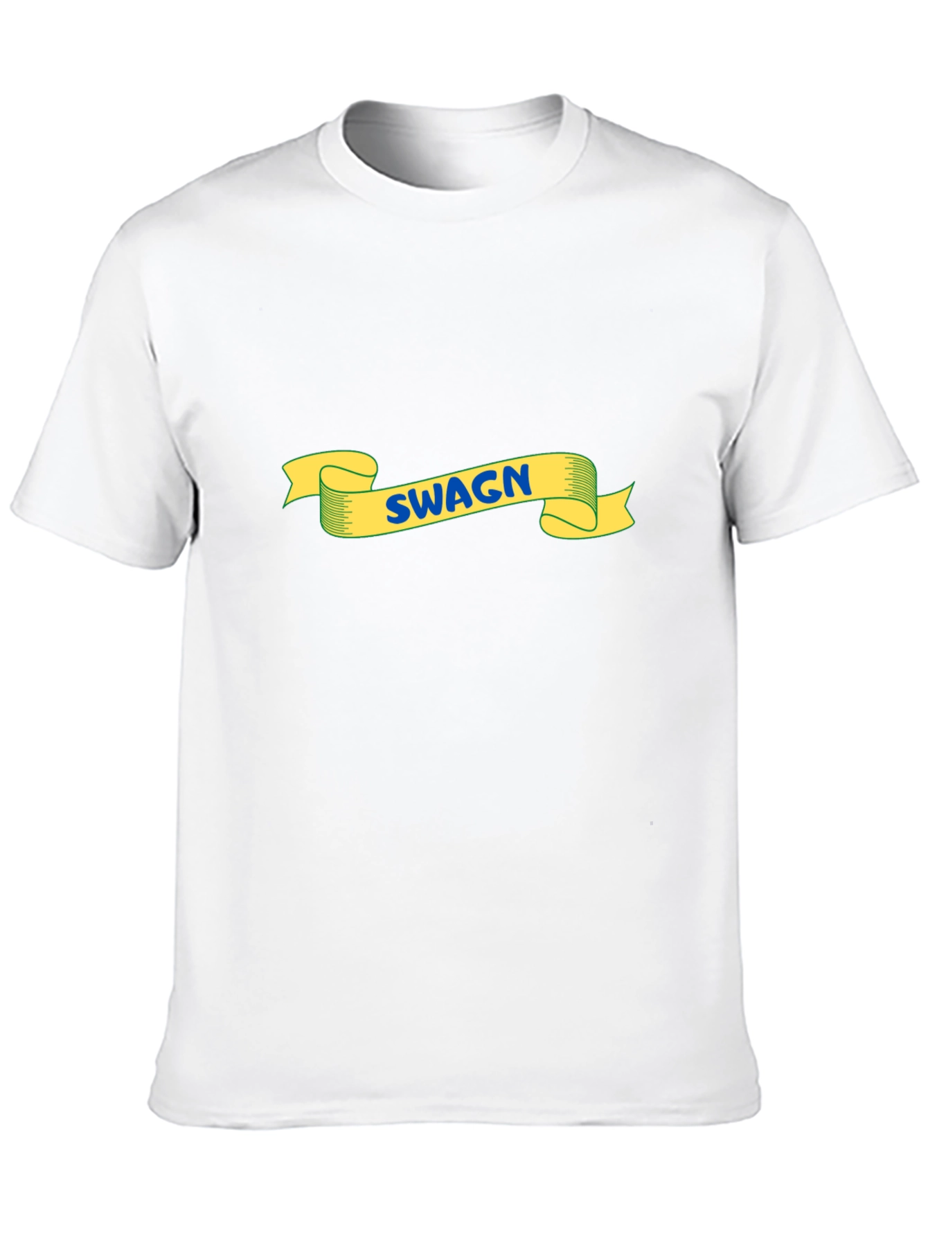 Swagn T-Shirt - Black Crew Neck Tee
