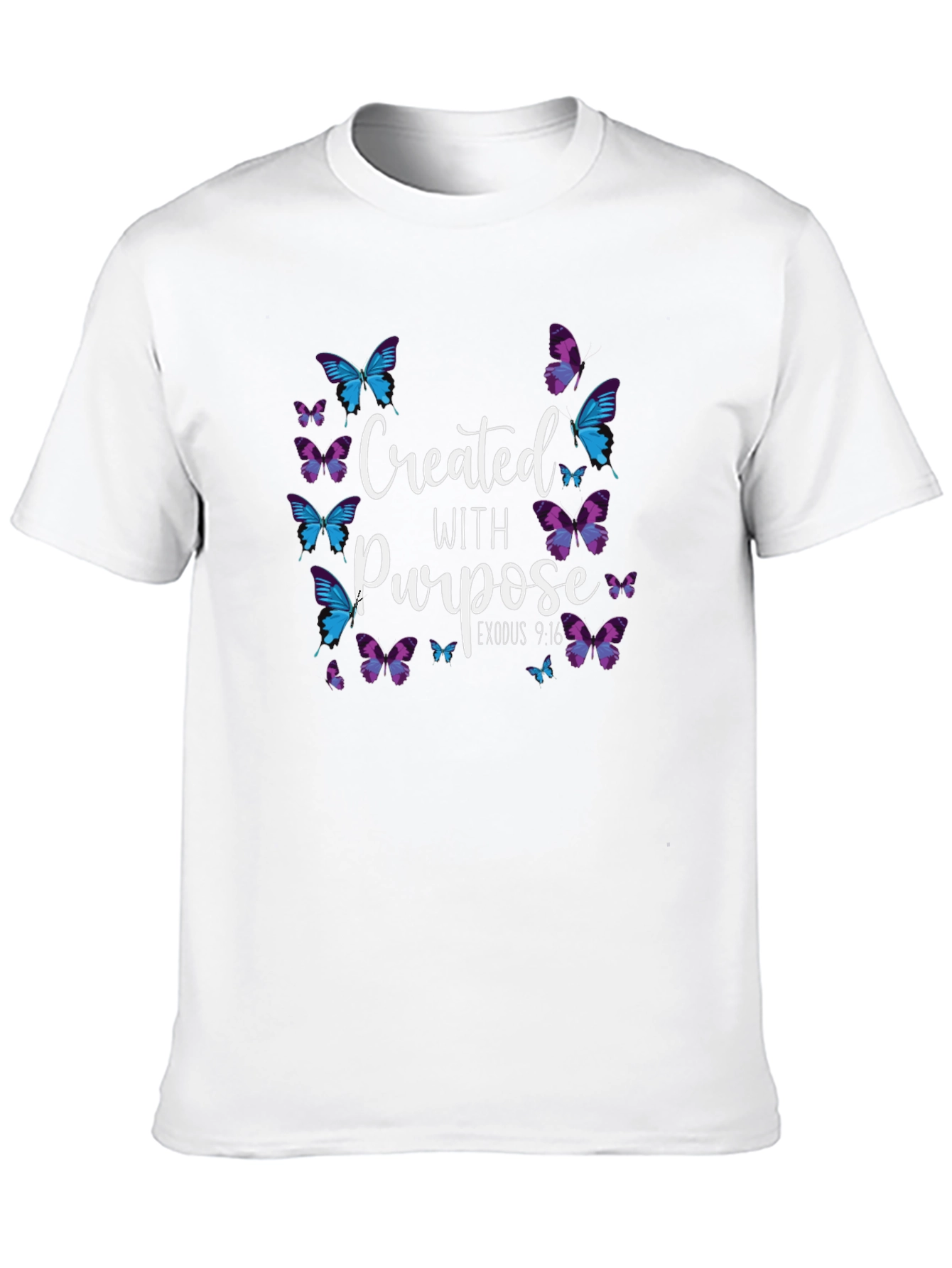 Created with Purpose Butterfly T-Shirt