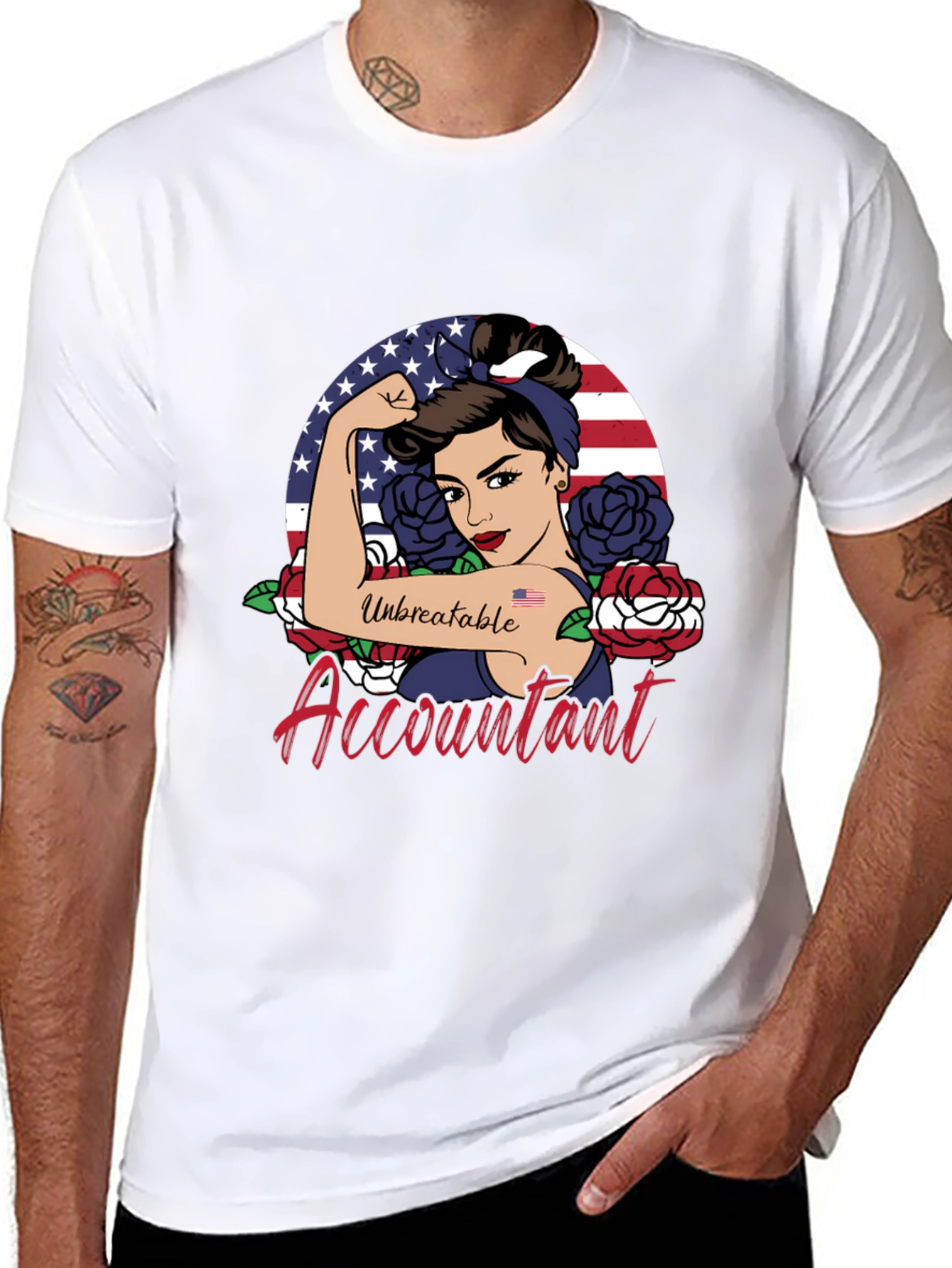 Unbreakable Accountant Graphic T-Shirt