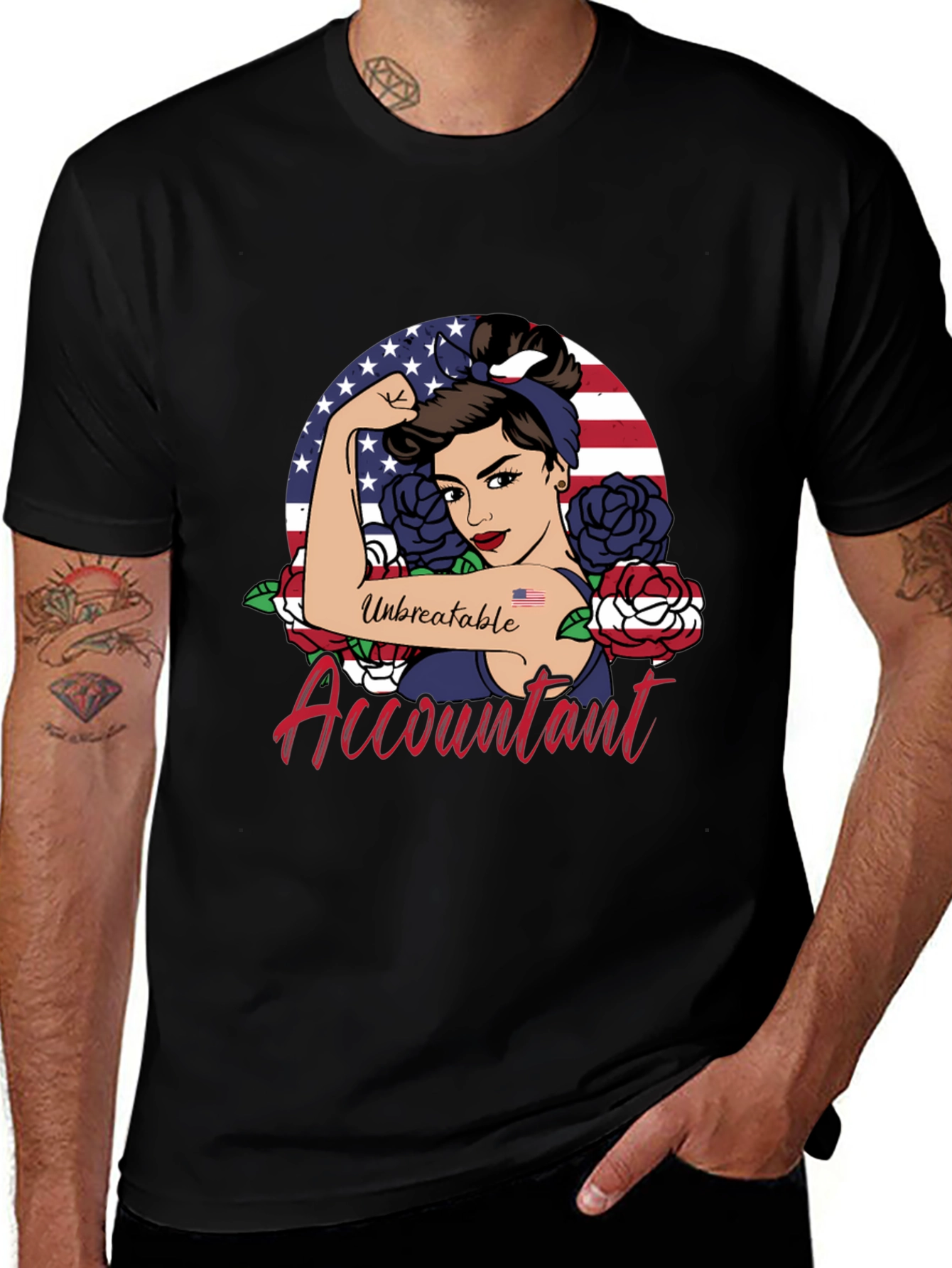 Unbreakable Accountant Graphic T-Shirt