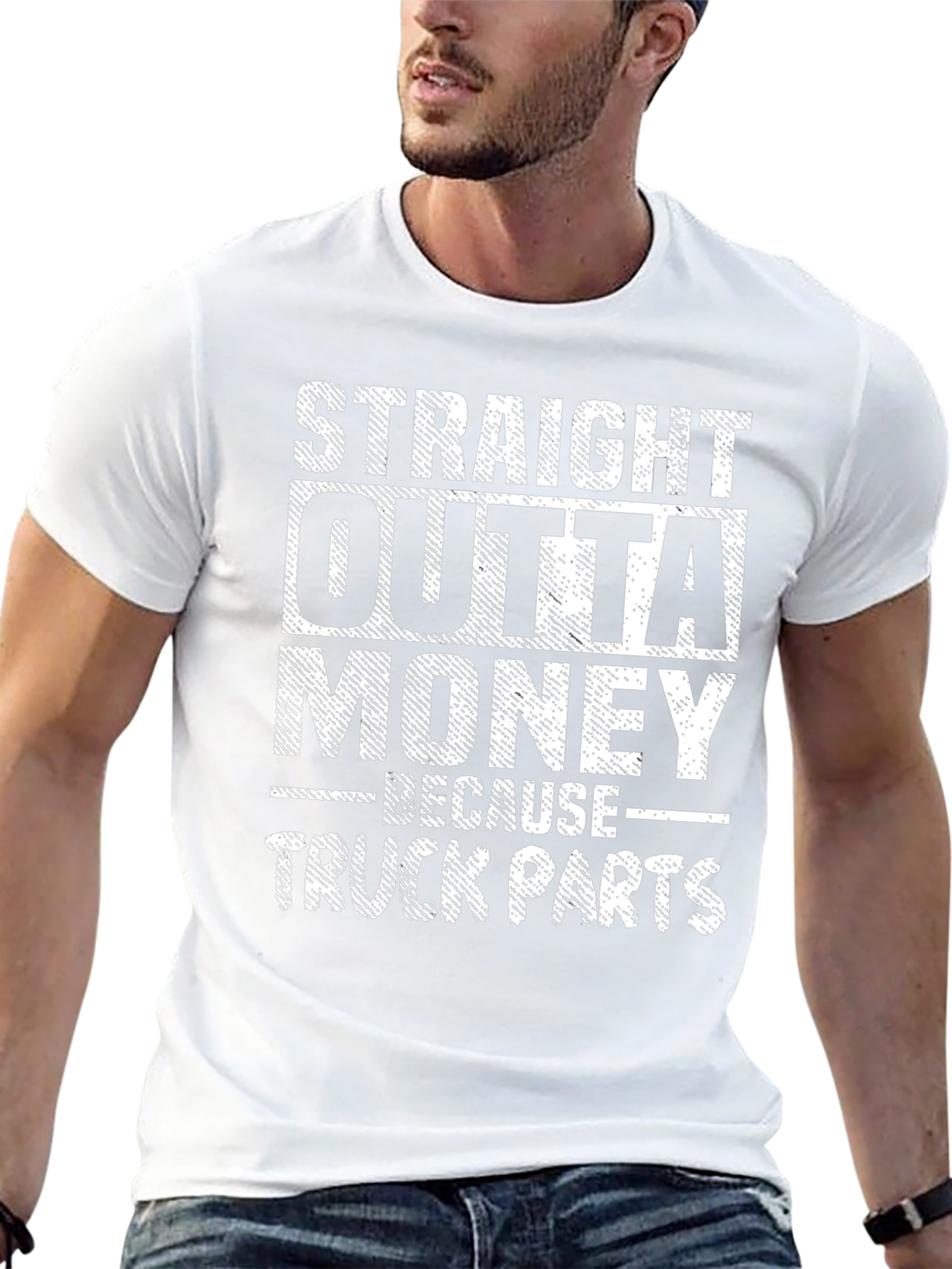 Straight Outta Money Truck Parts T-Shirt