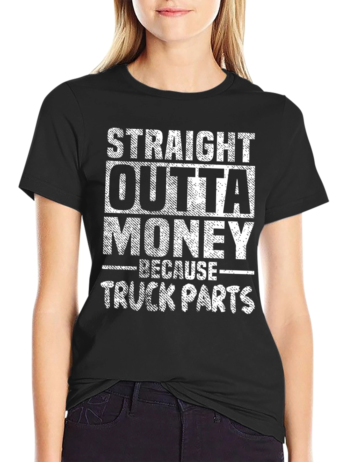Straight Outta Money Truck Parts T-Shirt