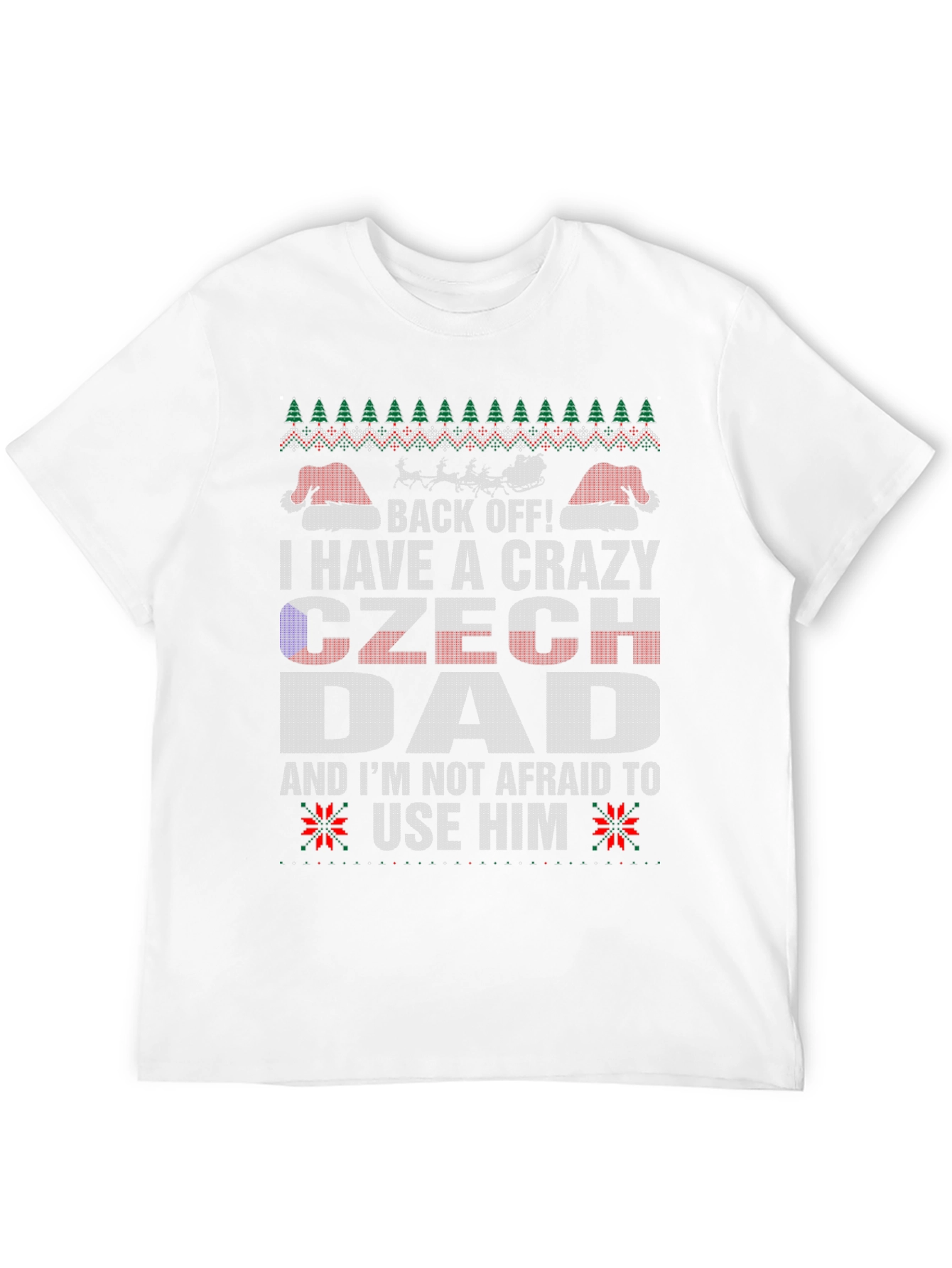 Crazy Czech Dad Christmas T-Shirt