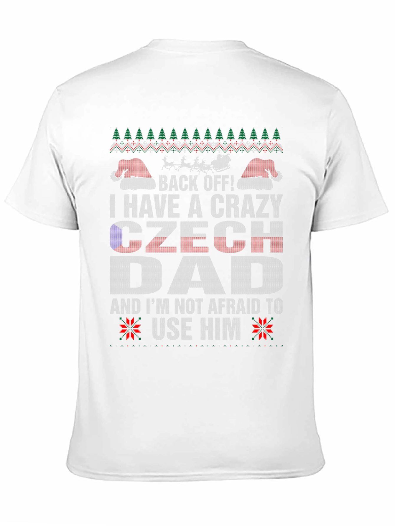 Crazy Czech Dad Christmas T-Shirt