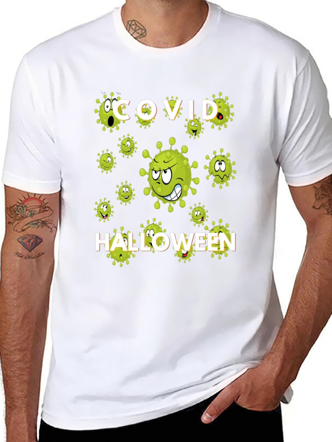 COVID Halloween T-Shirt - Spooky & Unique!