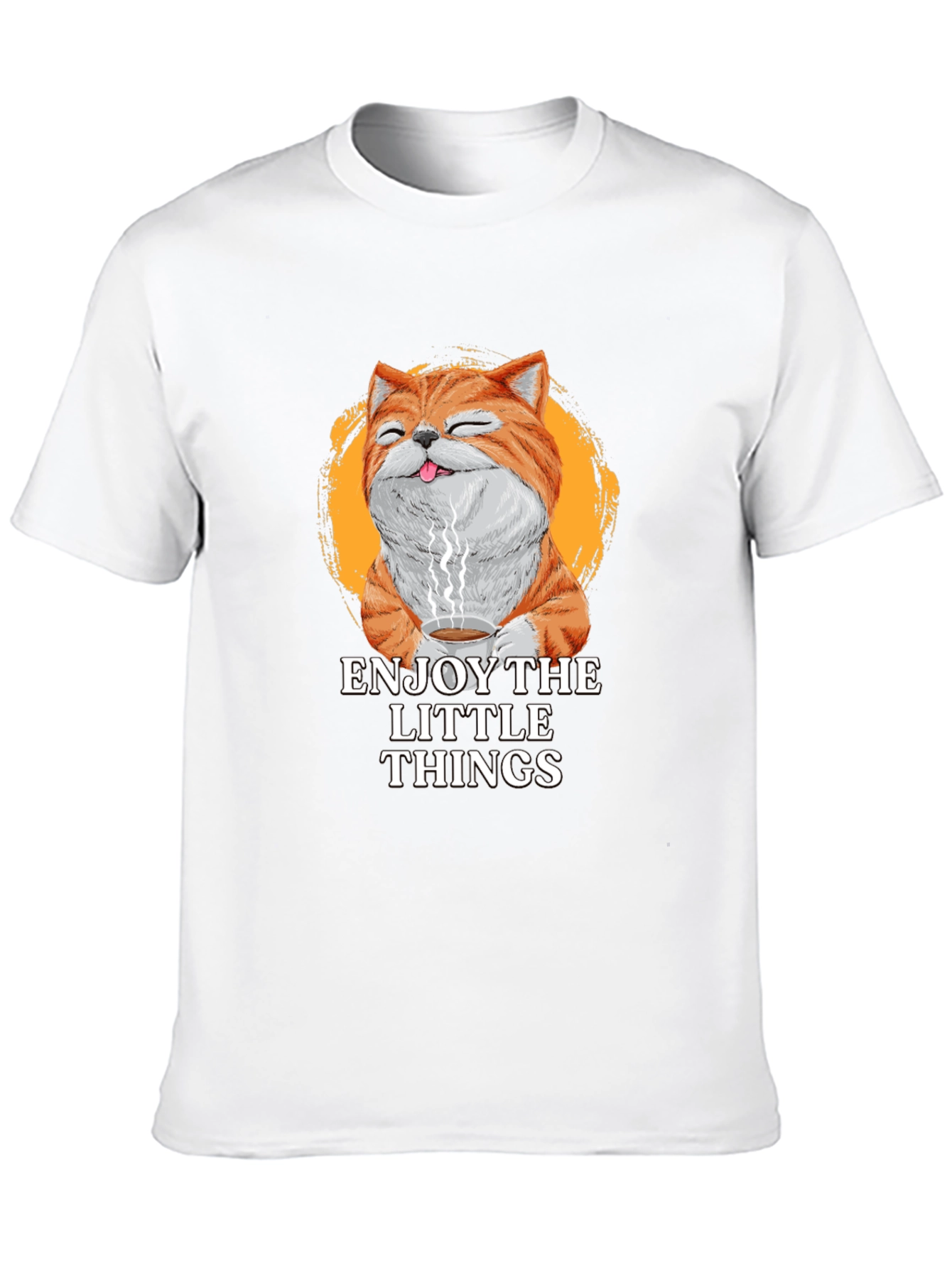 Enjoy The Little Things Cat T-Shirt