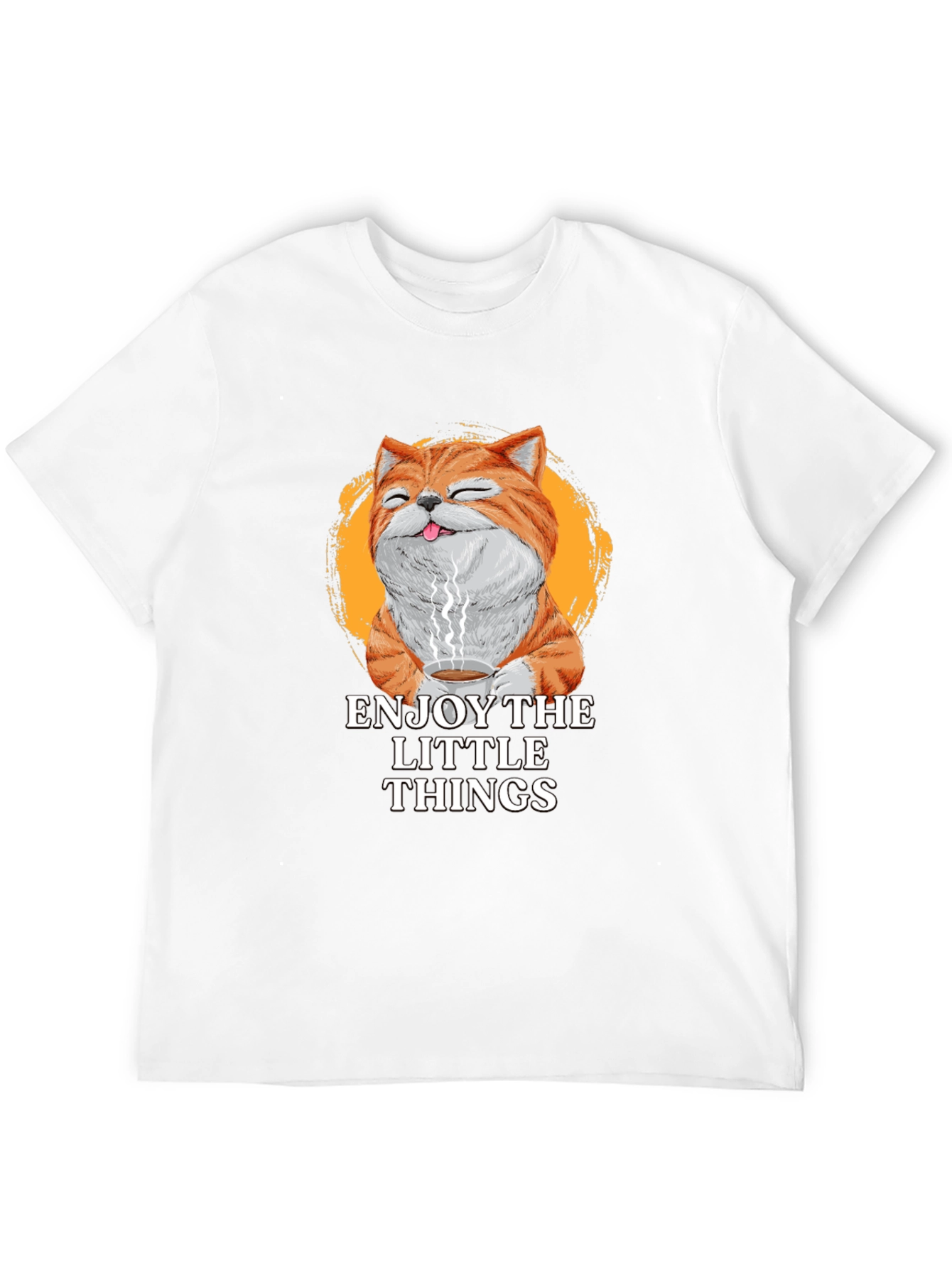 Enjoy The Little Things Cat T-Shirt
