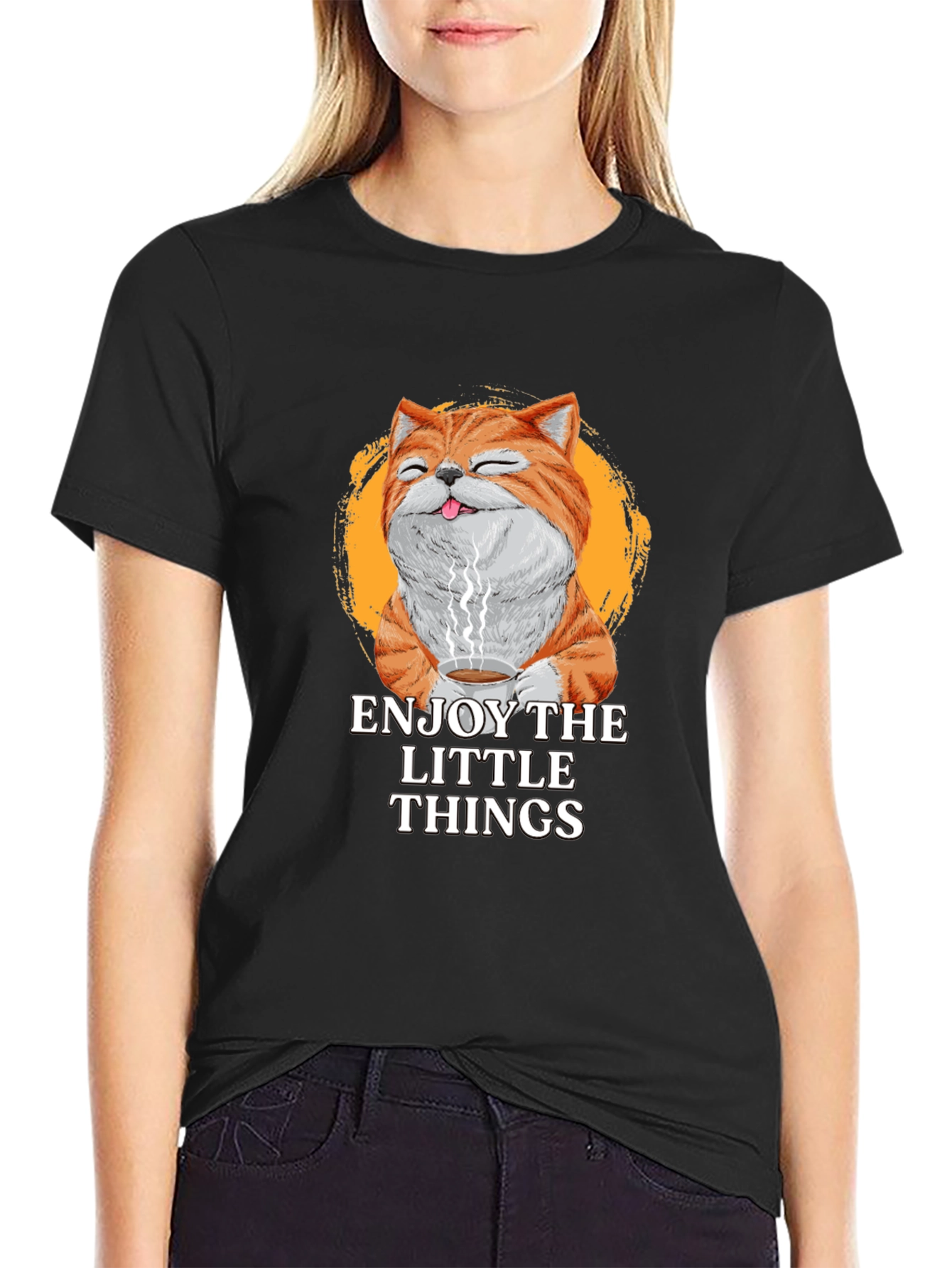 Enjoy The Little Things Cat T-Shirt