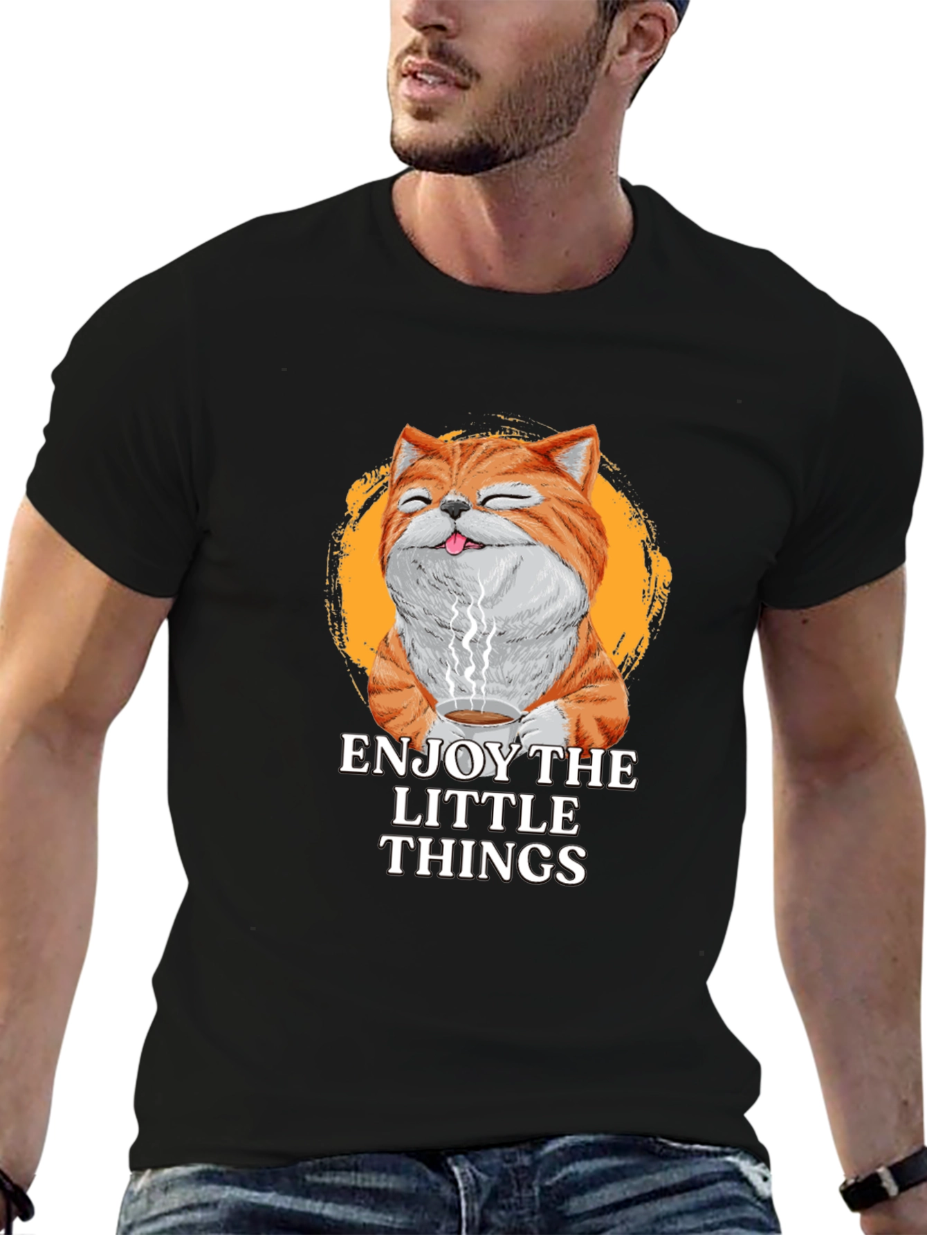 Enjoy The Little Things Cat T-Shirt