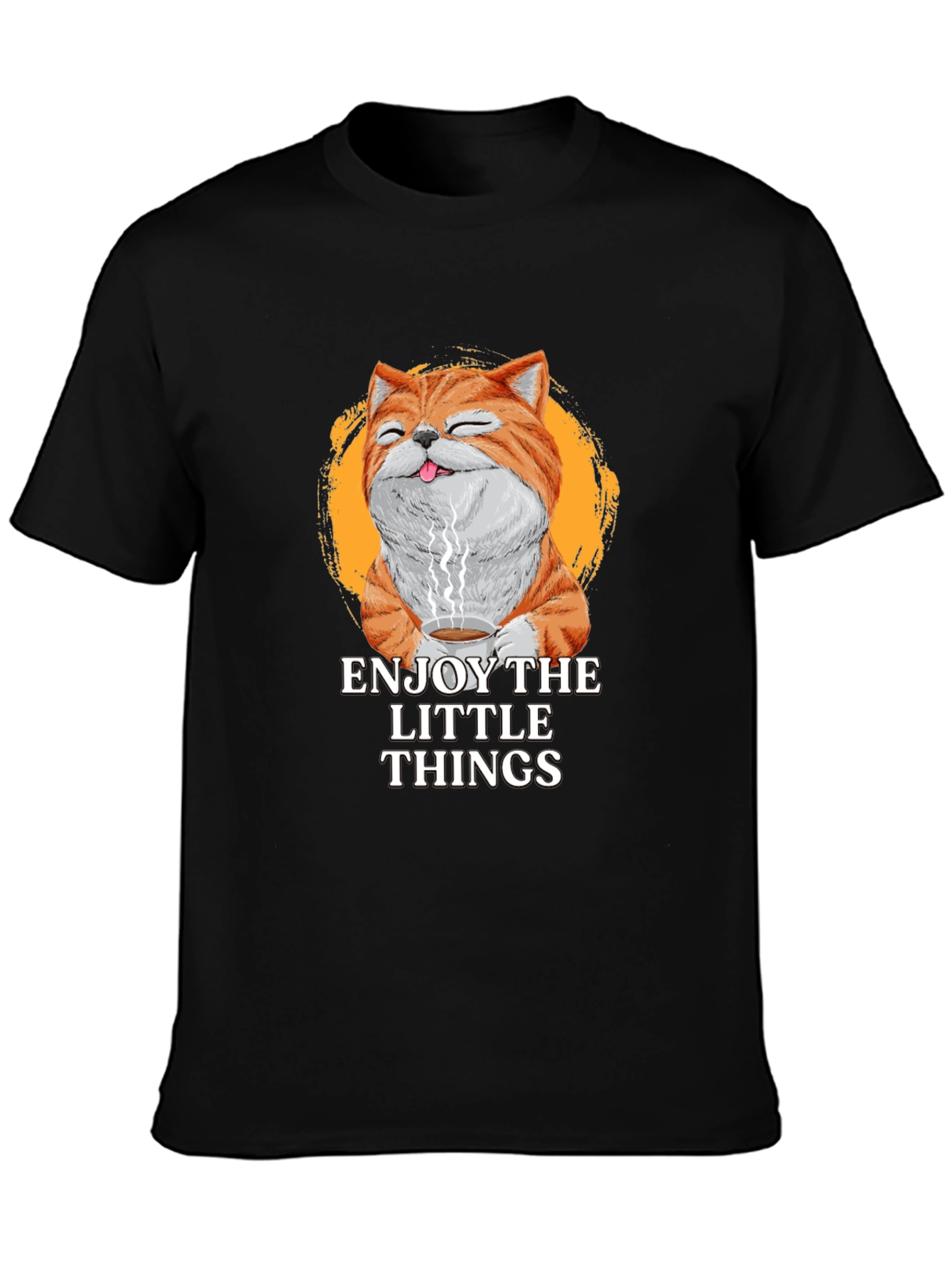 Enjoy The Little Things Cat T-Shirt