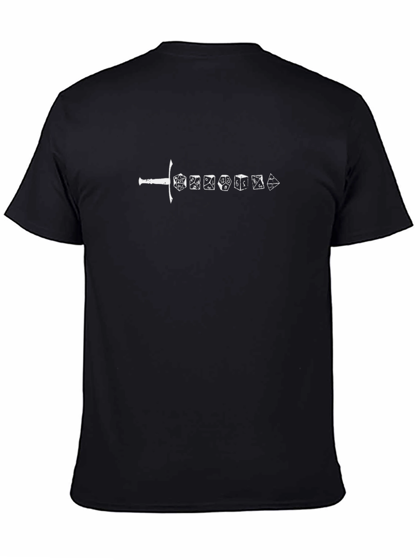 D&D Sword Dice T-Shirt - Geeky Gamer Tee