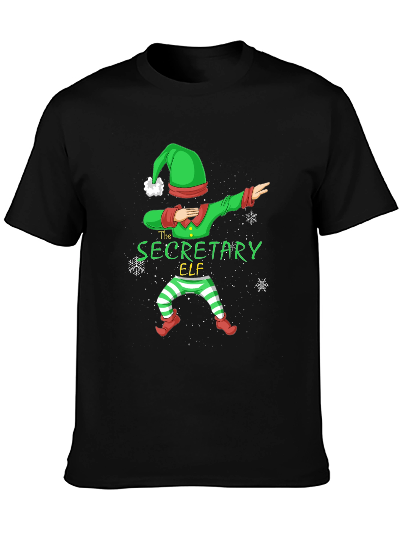 Secretary Elf Christmas T-Shirt