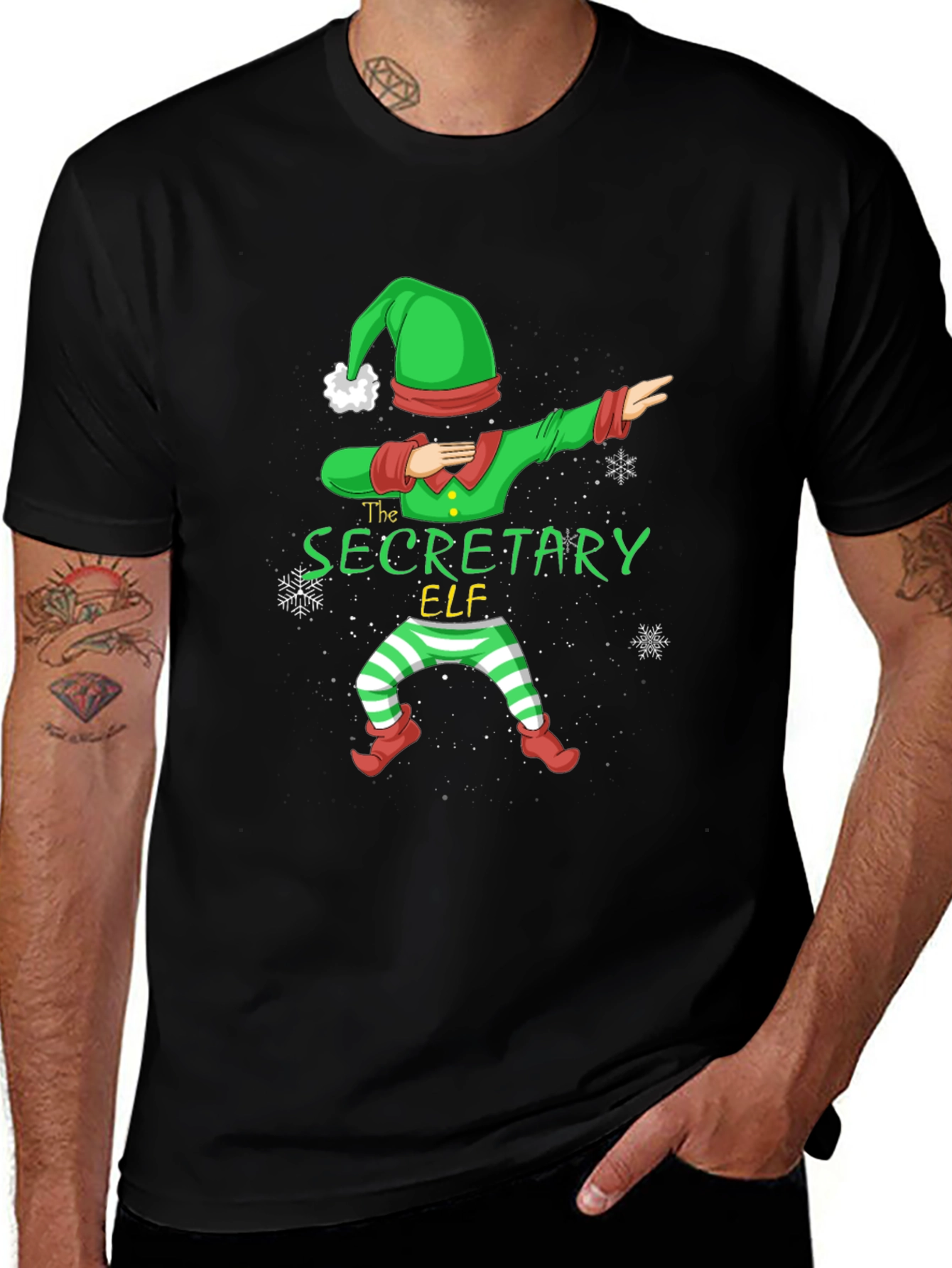 Secretary Elf Christmas T-Shirt