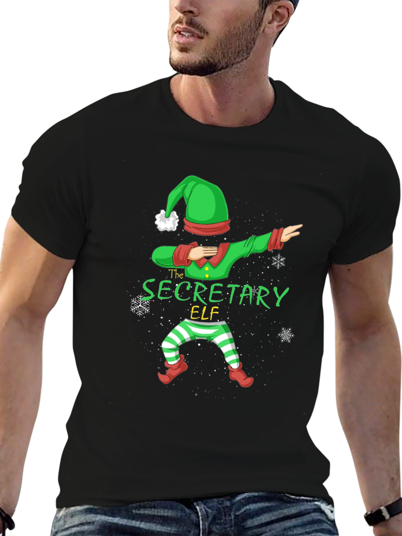 Secretary Elf Christmas T-Shirt