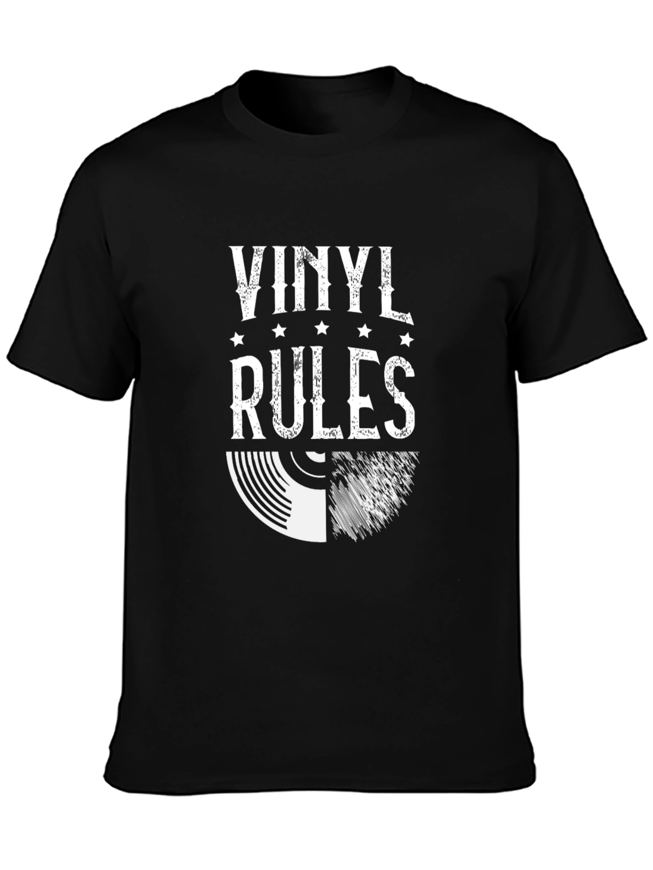 Vinyl Rules T-Shirt - Music Lover Tee
