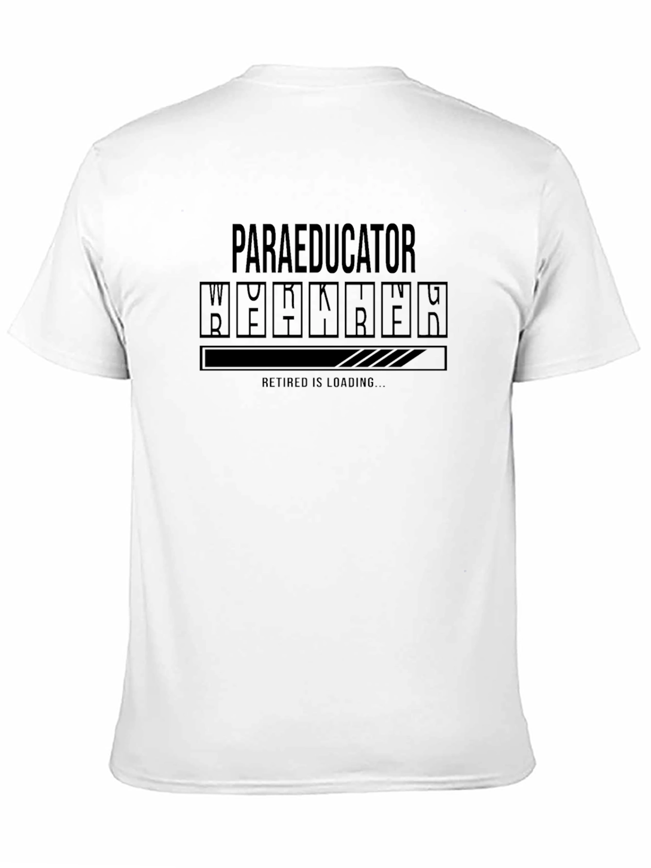 Paraeducator Retired Loading Black T-Shirt