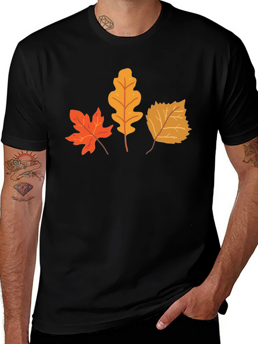 Autumn Leaves Graphic Tee - Stylish Fall Fashion