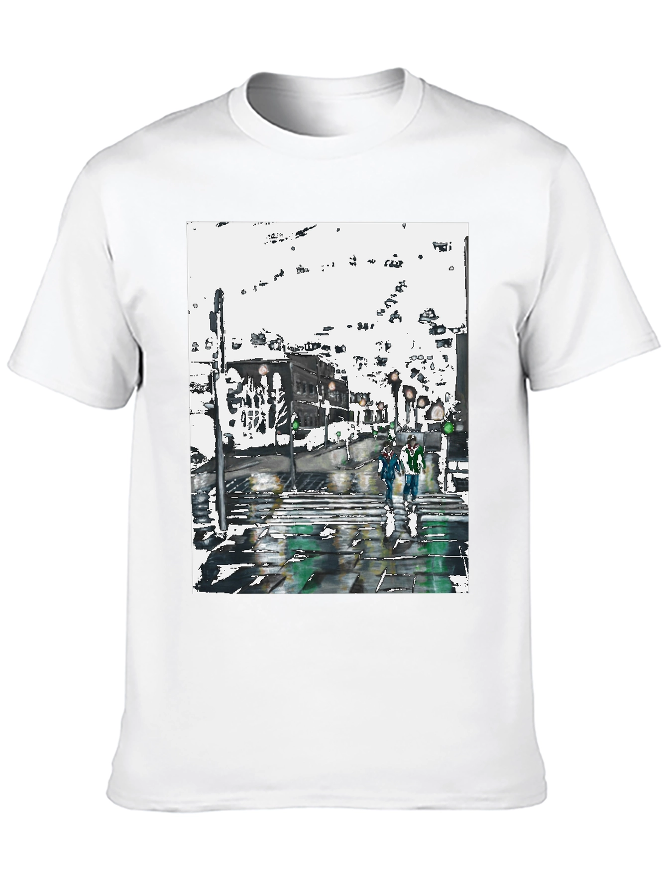 Urban Street Art Black T-Shirt