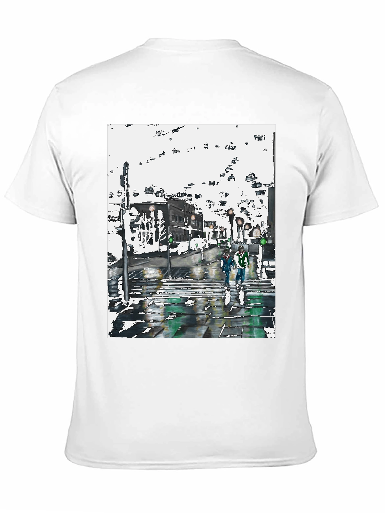 Urban Street Art Black T-Shirt