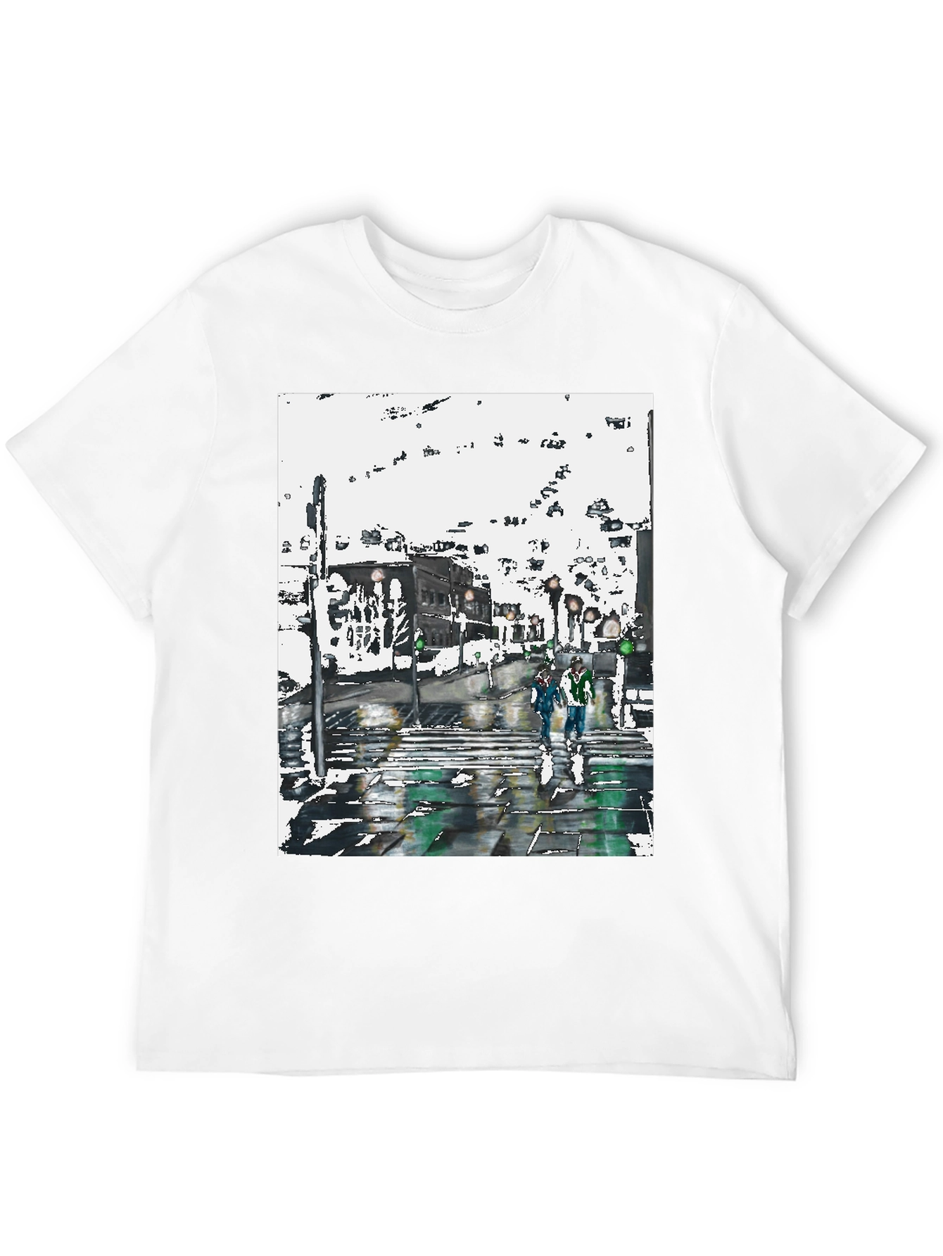 Urban Street Art Black T-Shirt