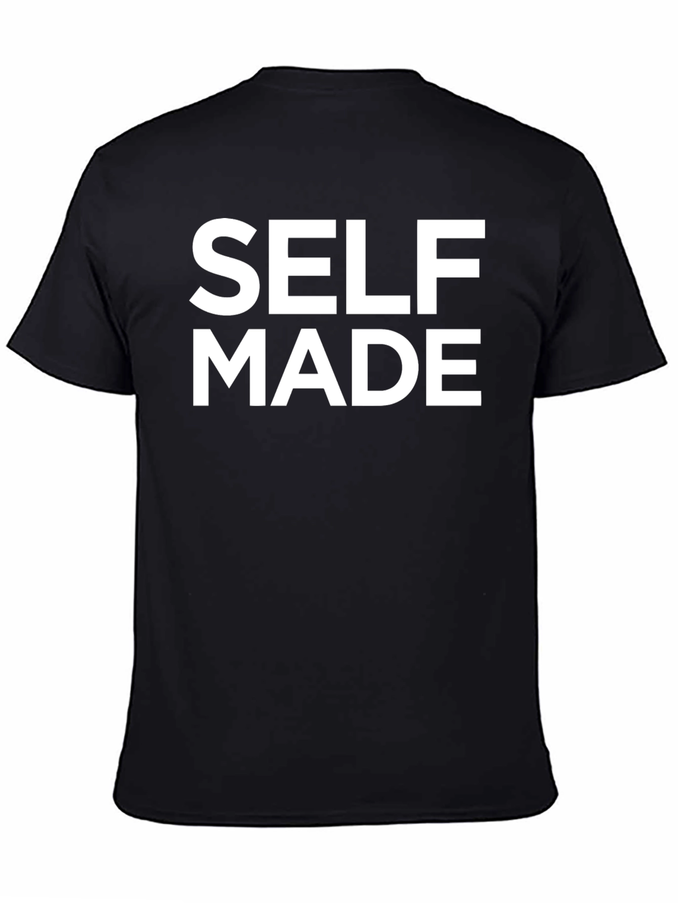 Self Made Black Graphic T-Shirt