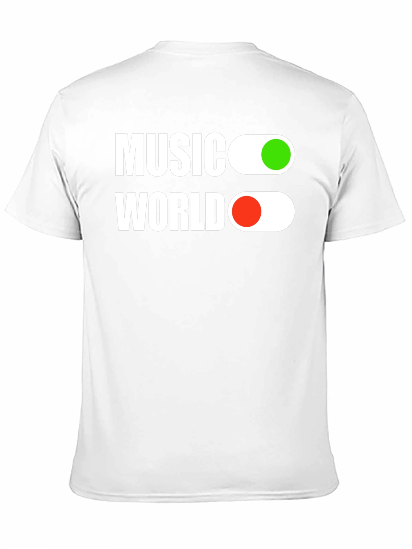 Music World On/Off Black T-Shirt