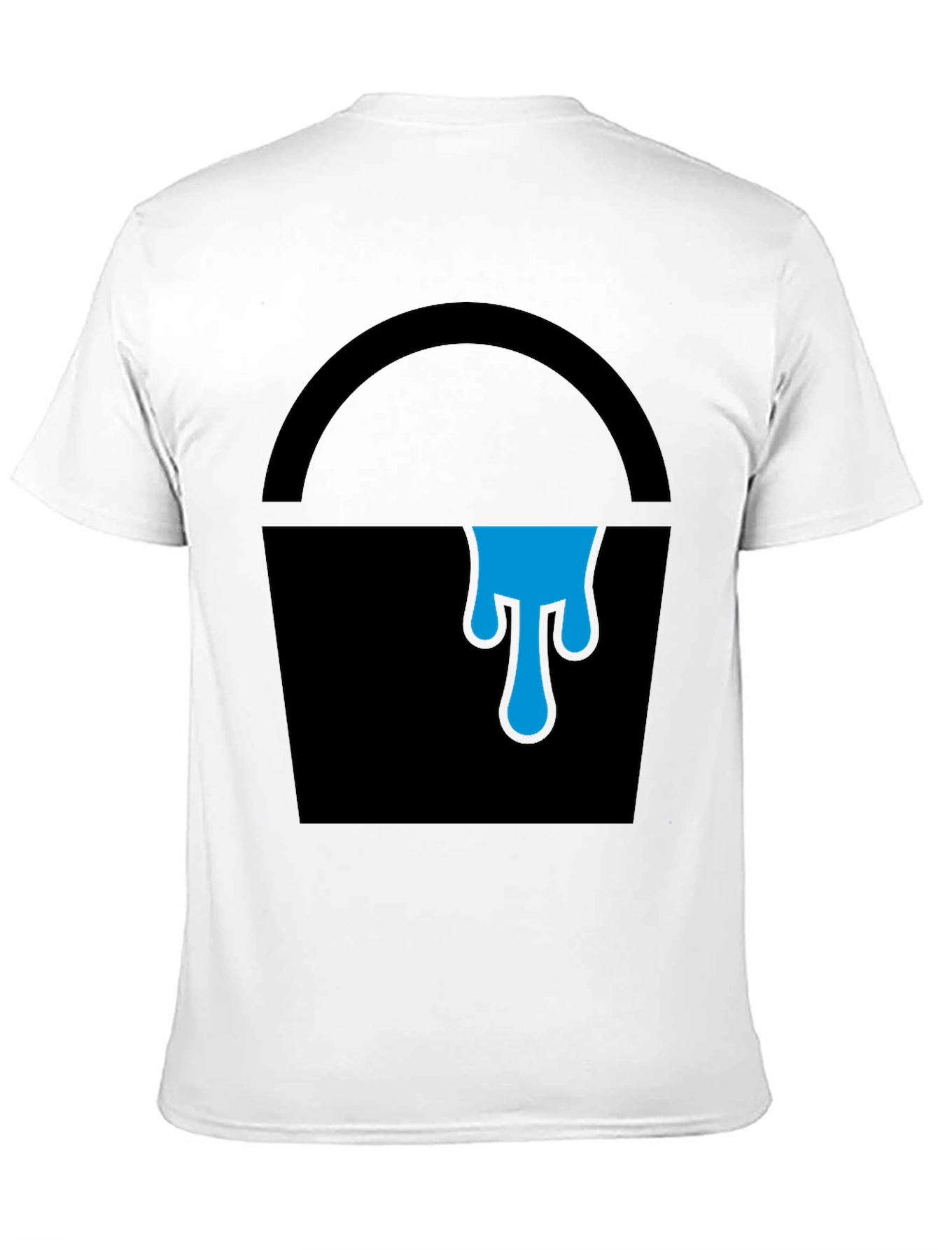 Paint Bucket Graphic Tee - Cool Artsy Design