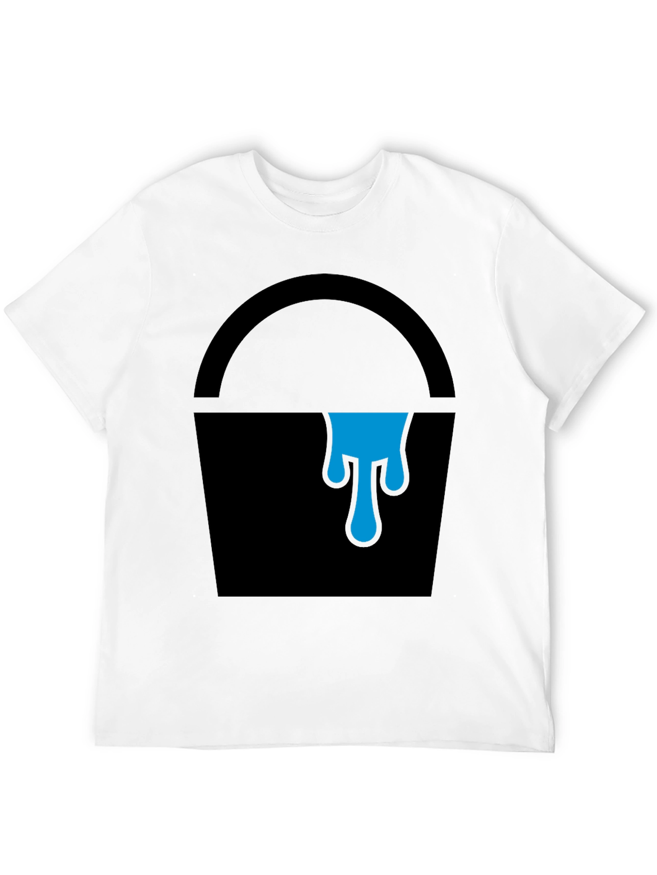 Paint Bucket Graphic Tee - Cool Artsy Design