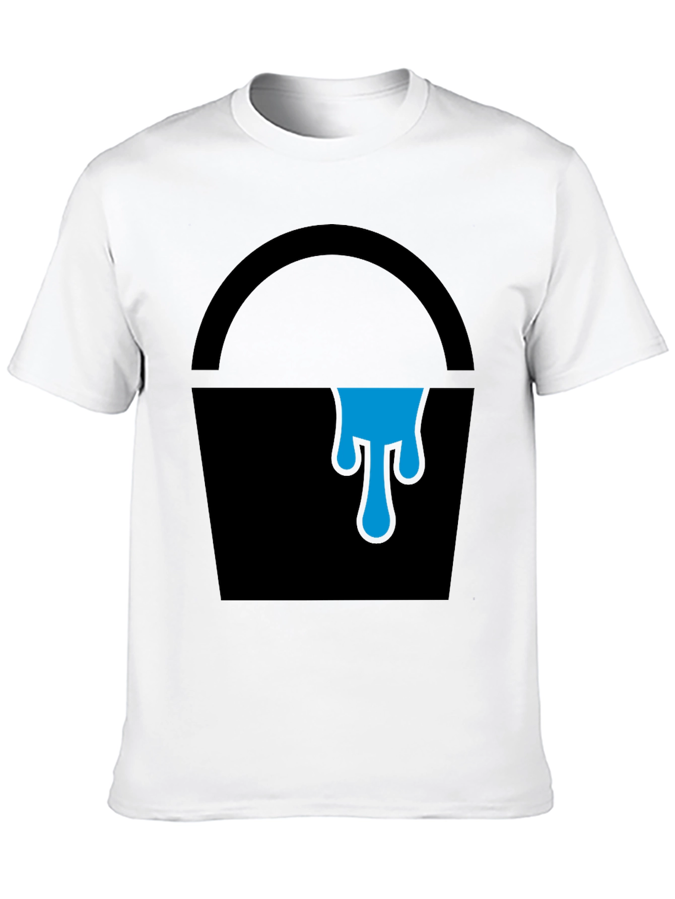 Paint Bucket Graphic Tee - Cool Artsy Design