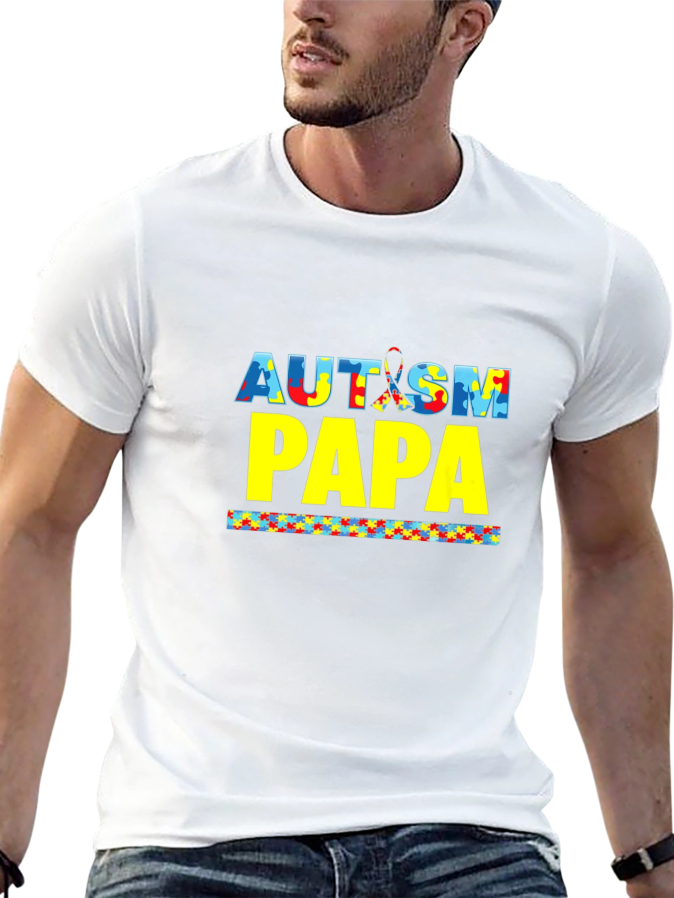 Autism Papa T-Shirt
