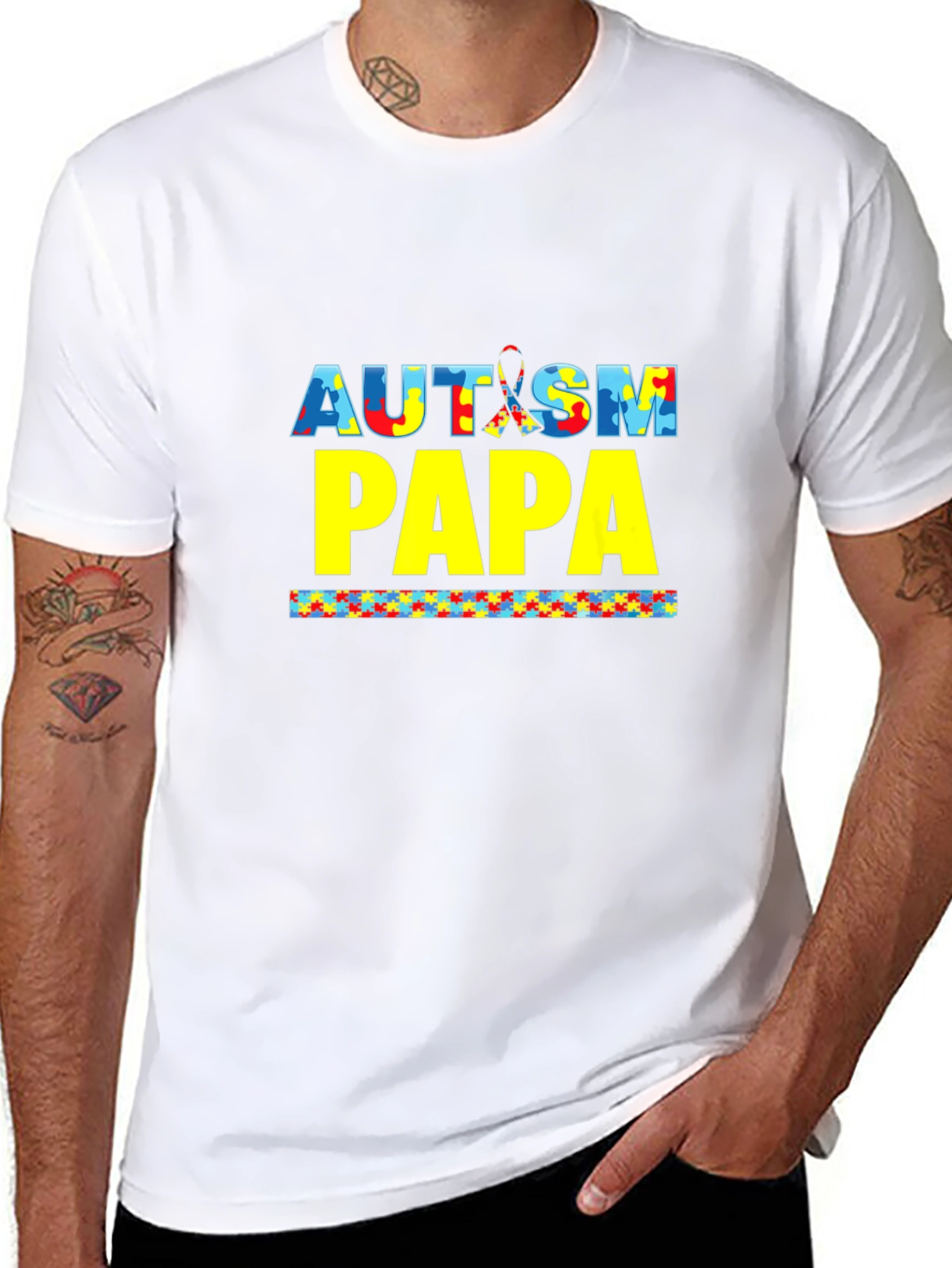 Autism Papa T-Shirt